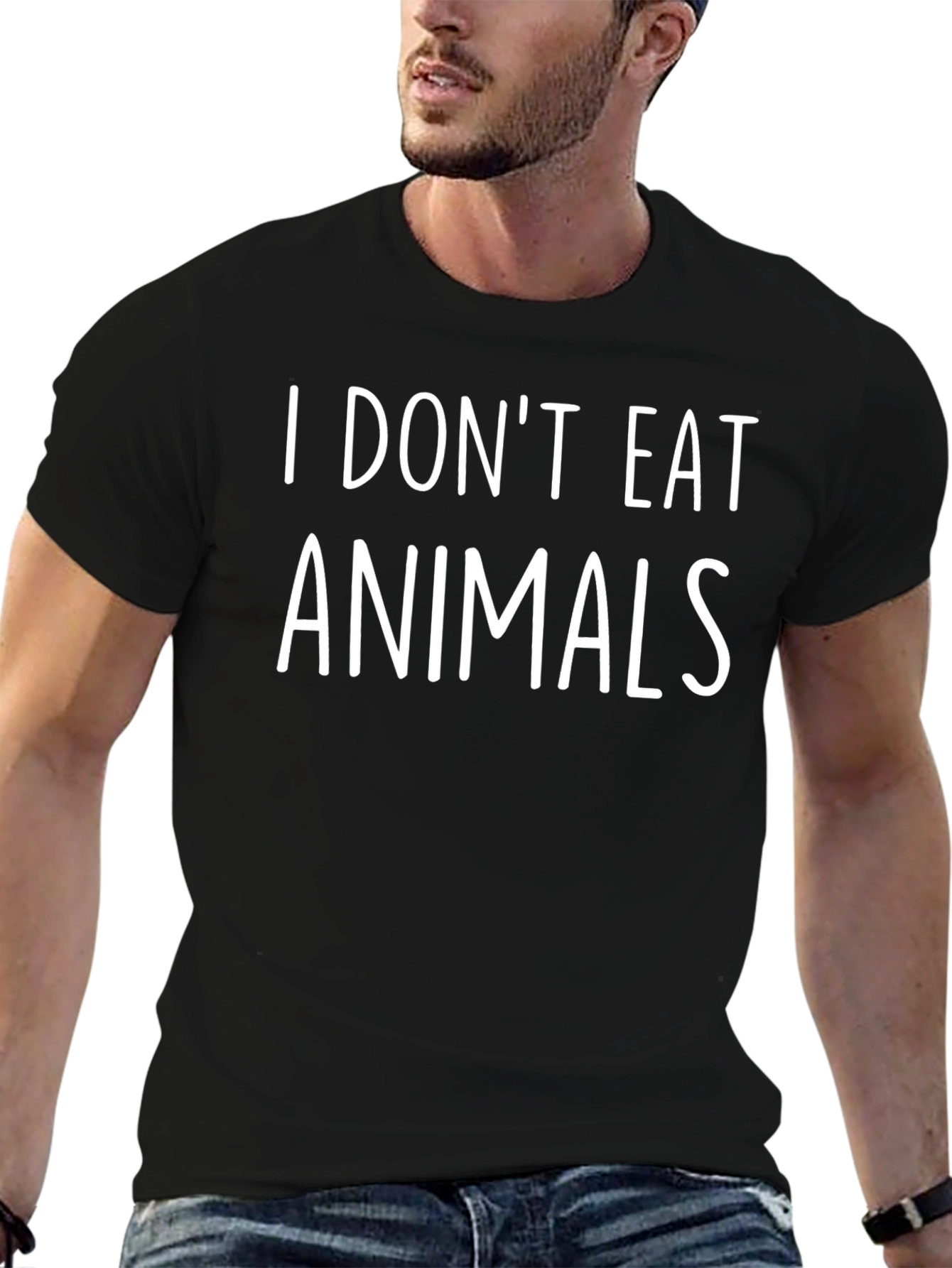 Vegan Statement T-Shirt: I Dont Eat Animals