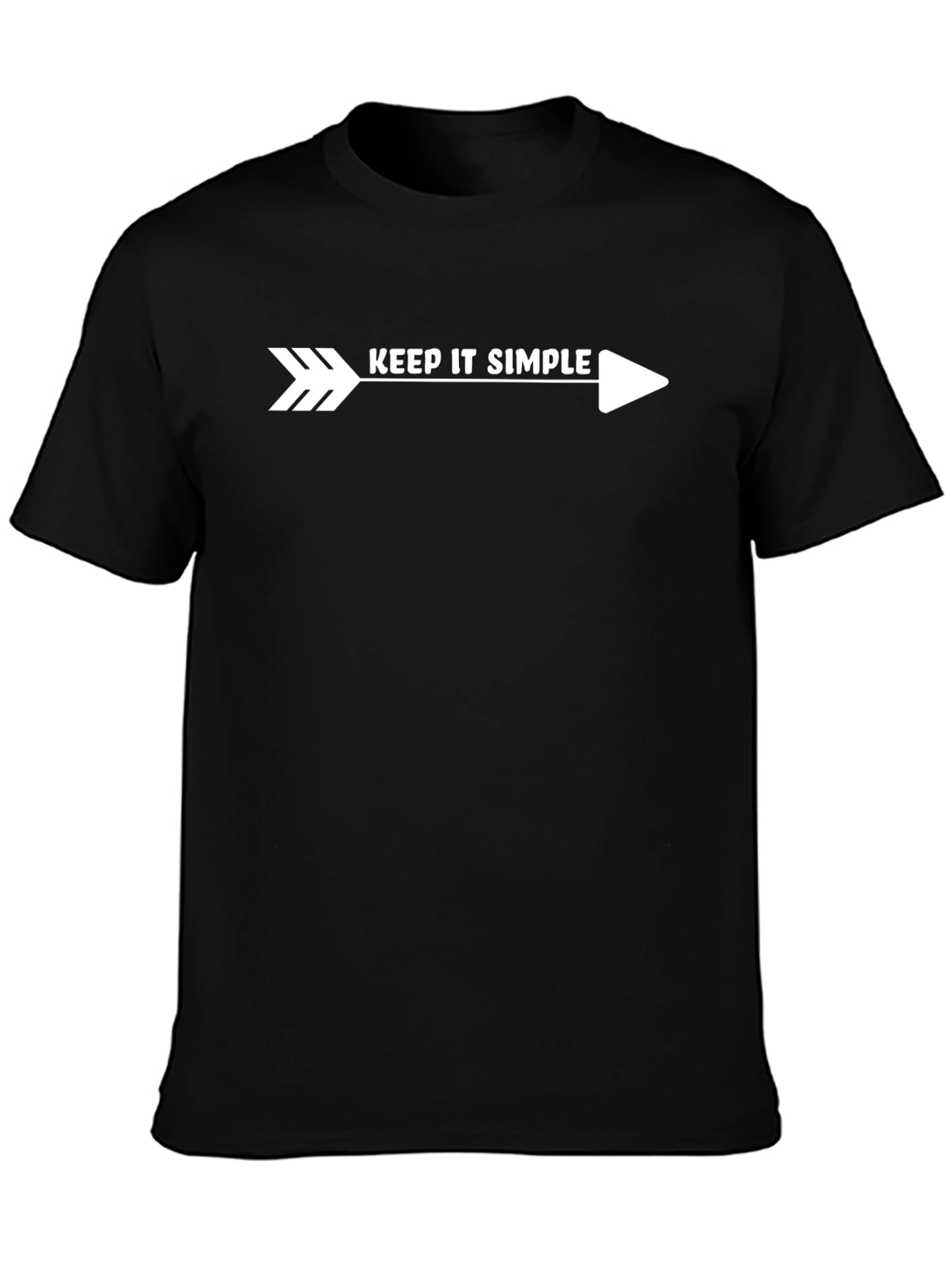 Keep It Simple Arrow Graphic T-Shirt
