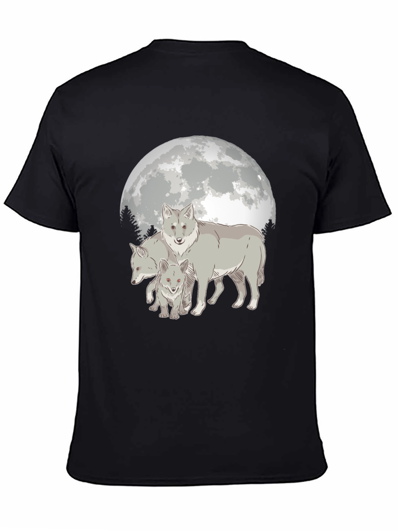 Wolf Pack Moon Graphic T-Shirt