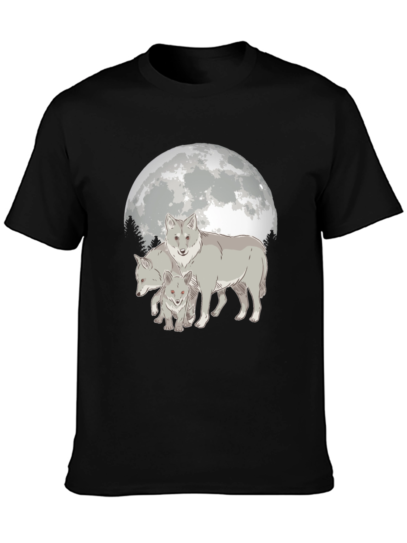 Wolf Pack Moon Graphic T-Shirt