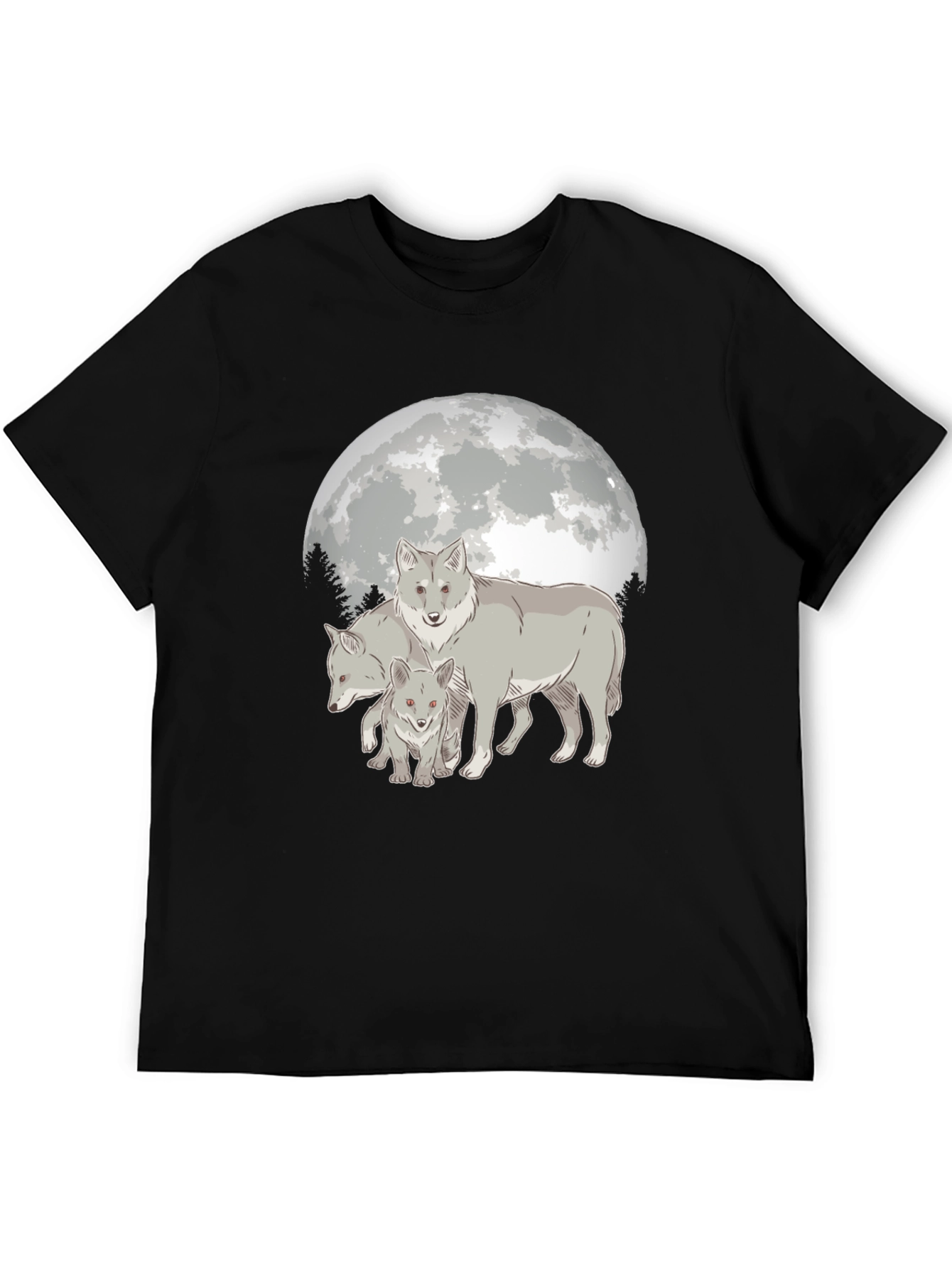 Wolf Pack Moon Graphic T-Shirt
