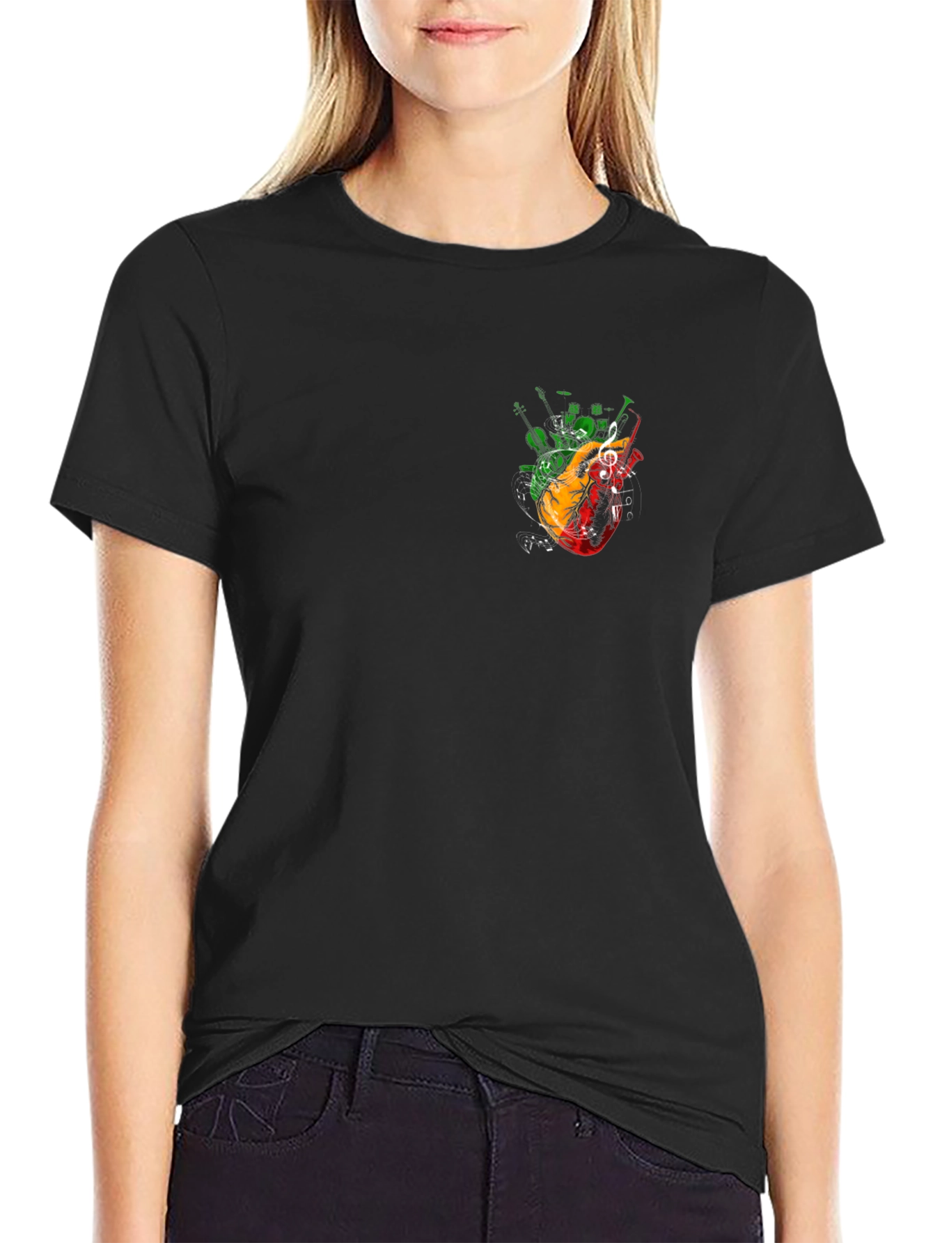 Rasta Heart Music T-Shirt