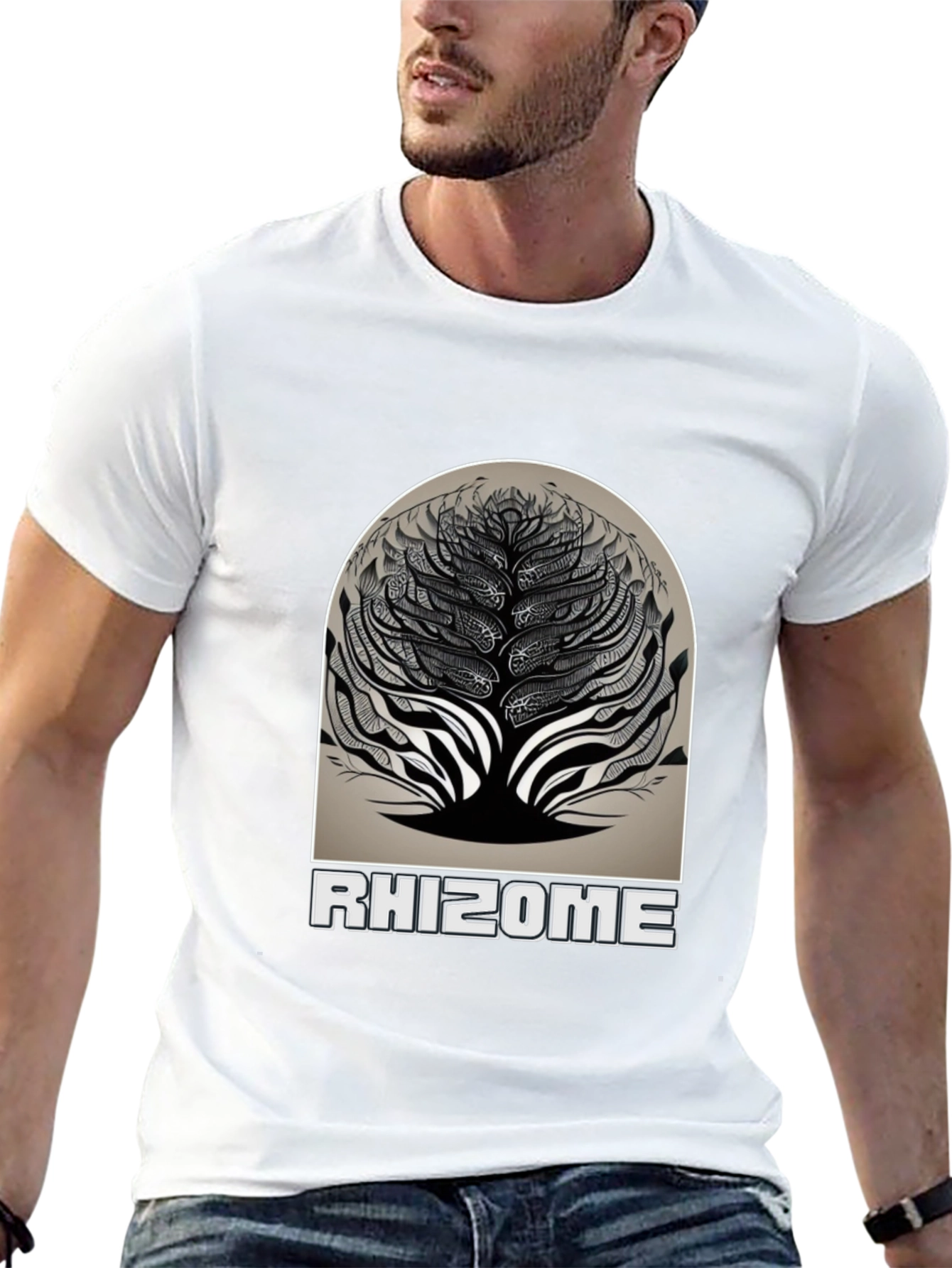 Rhizome Graphic Tee - Unique Design
