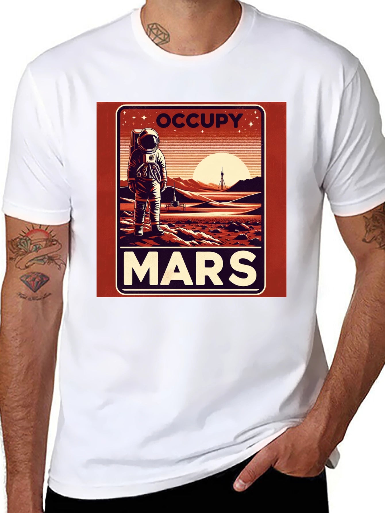 Occupy Mars Graphic T-Shirt
