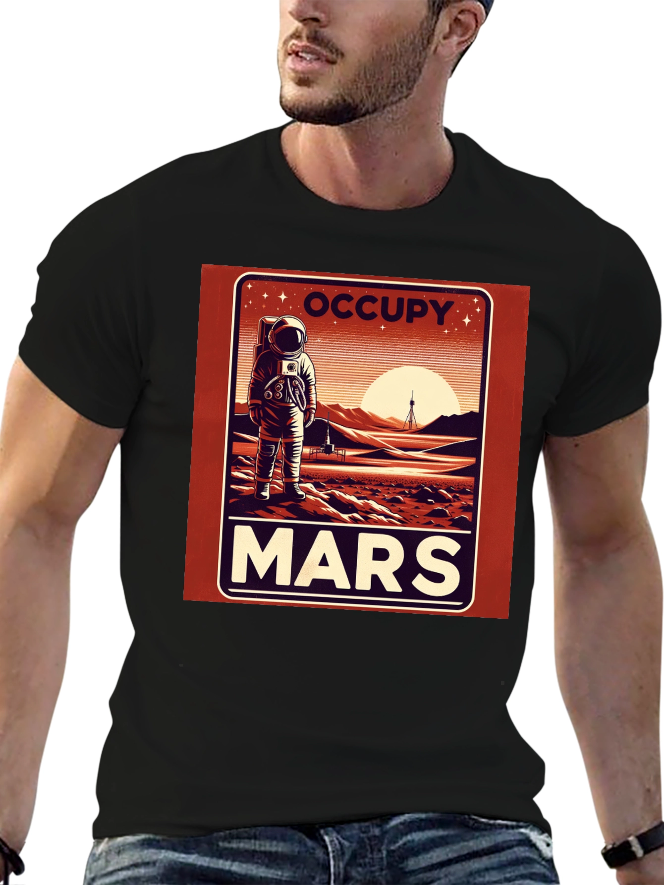 Occupy Mars Graphic T-Shirt