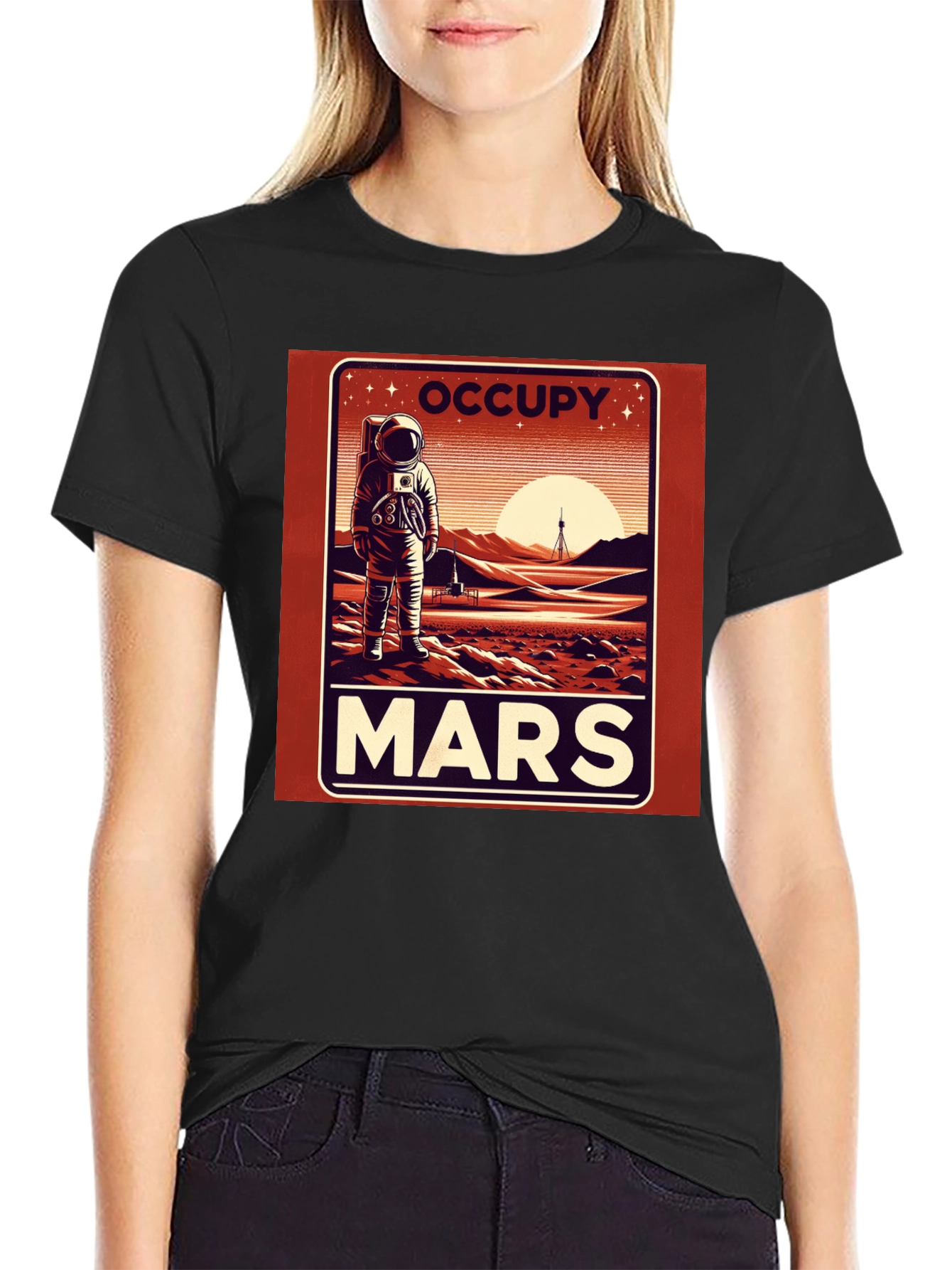 Occupy Mars Graphic T-Shirt