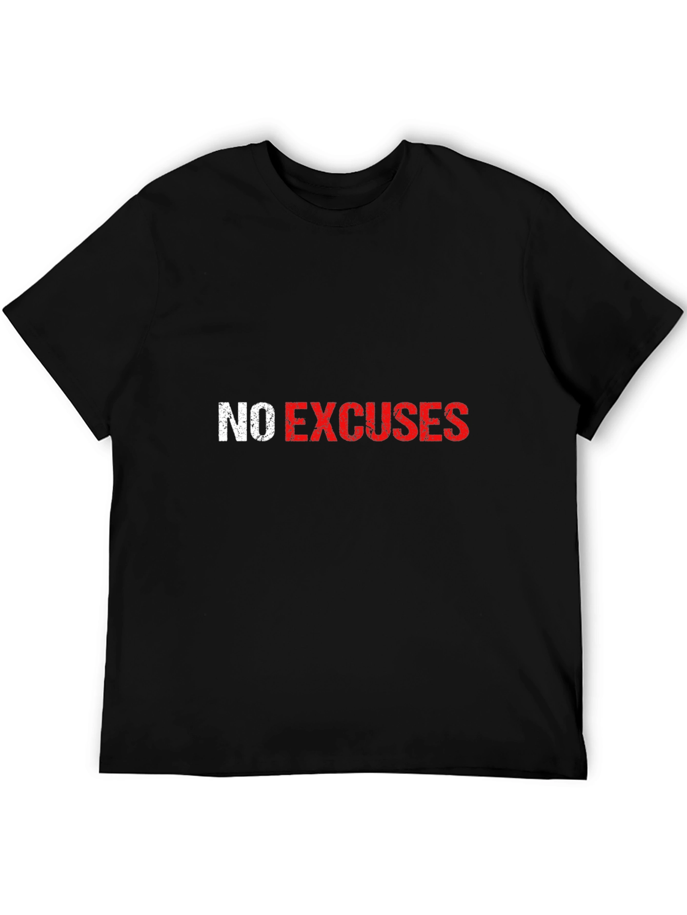 No Excuses Graphic Black T-Shirt