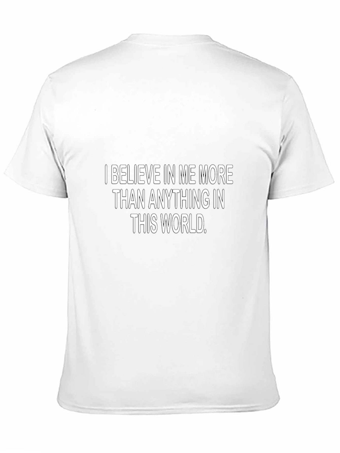 Believe In Myself Graphic T-Shirt - Black