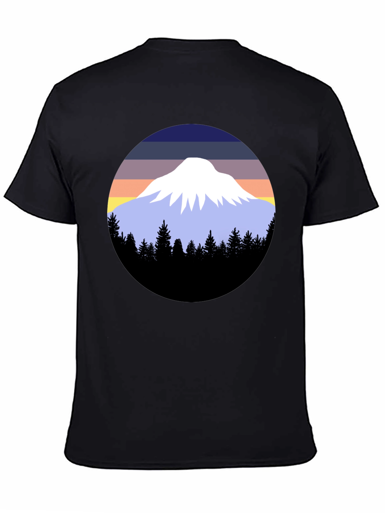 Mountain Sunset Graphic Tee - Nature Lovers Shirt
