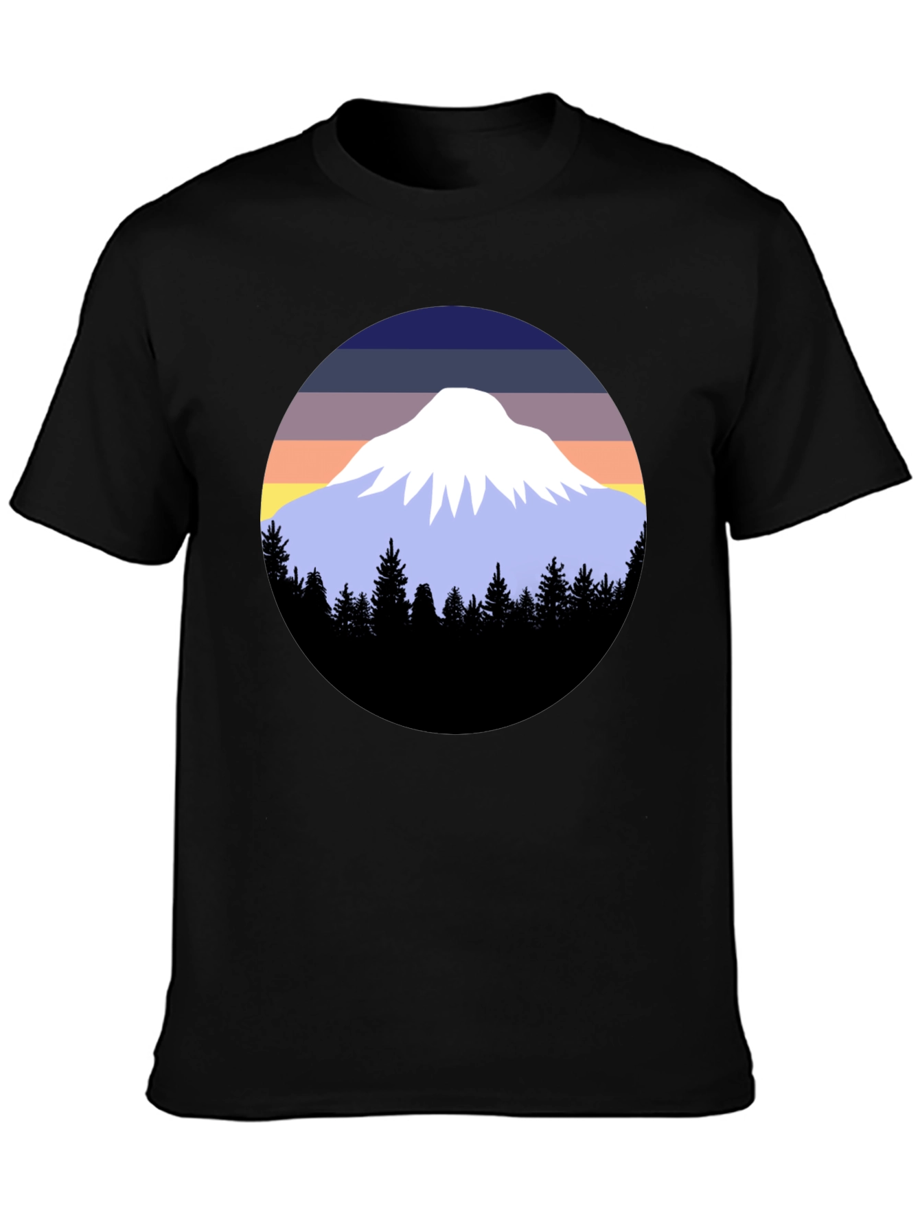 Mountain Sunset Graphic Tee - Nature Lovers Shirt