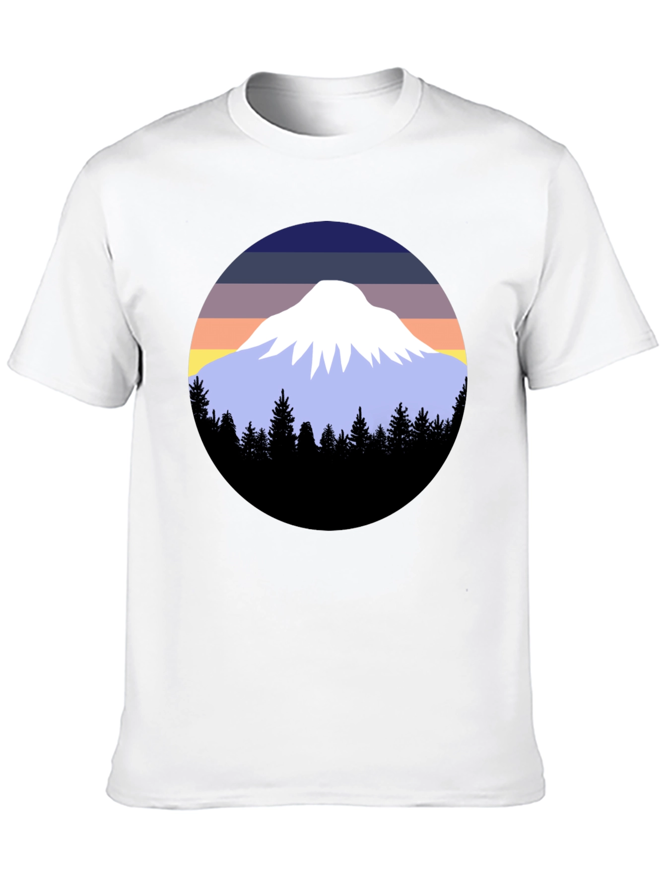 Mountain Sunset Graphic Tee - Nature Lovers Shirt