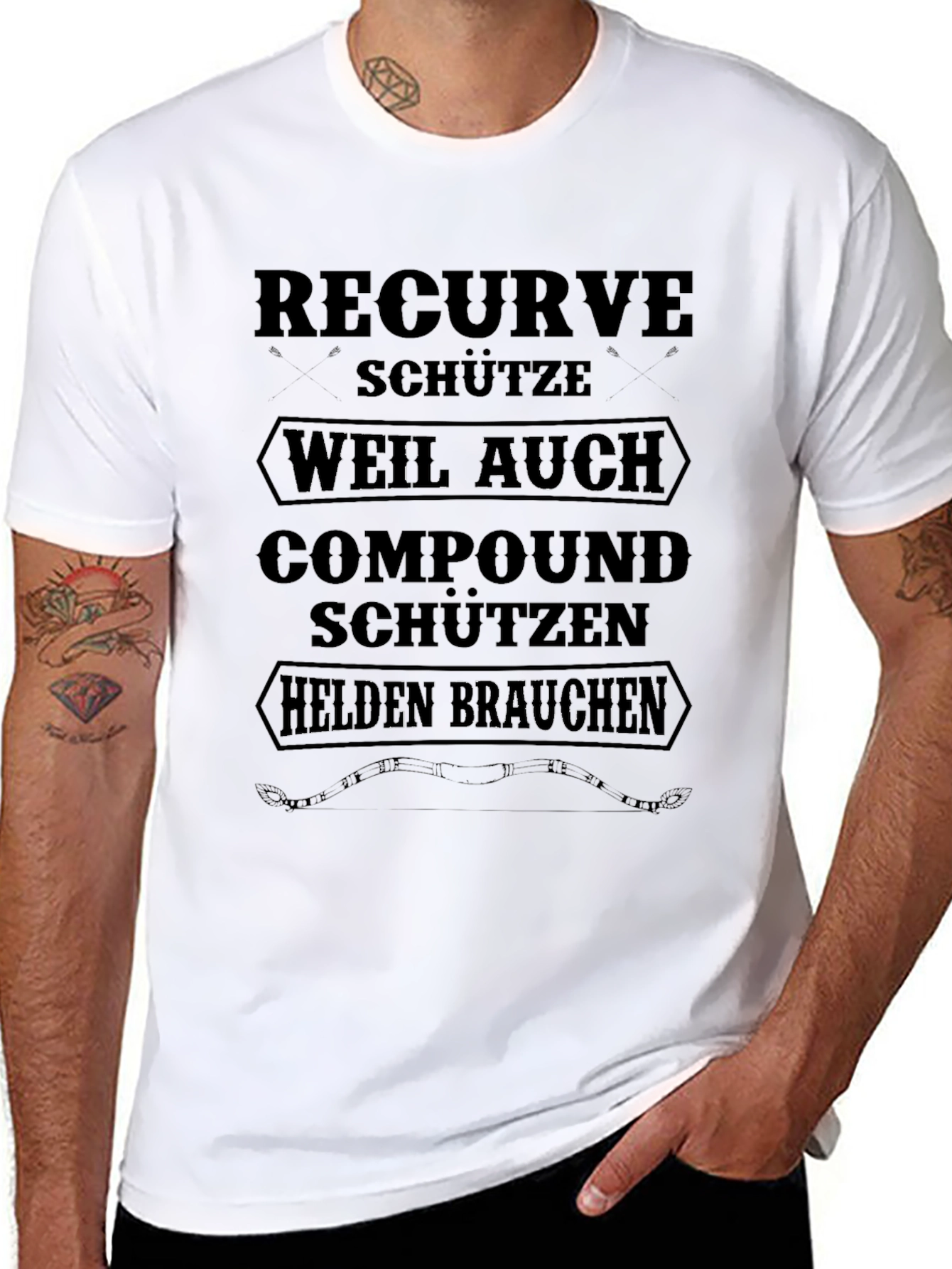Recurve Schütze T-Shirt | Archer Tee