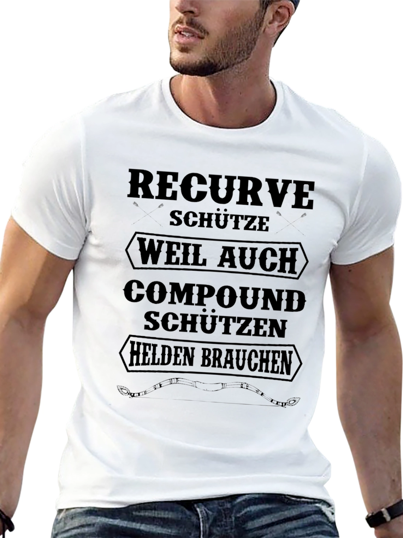 Recurve Schütze T-Shirt | Archer Tee