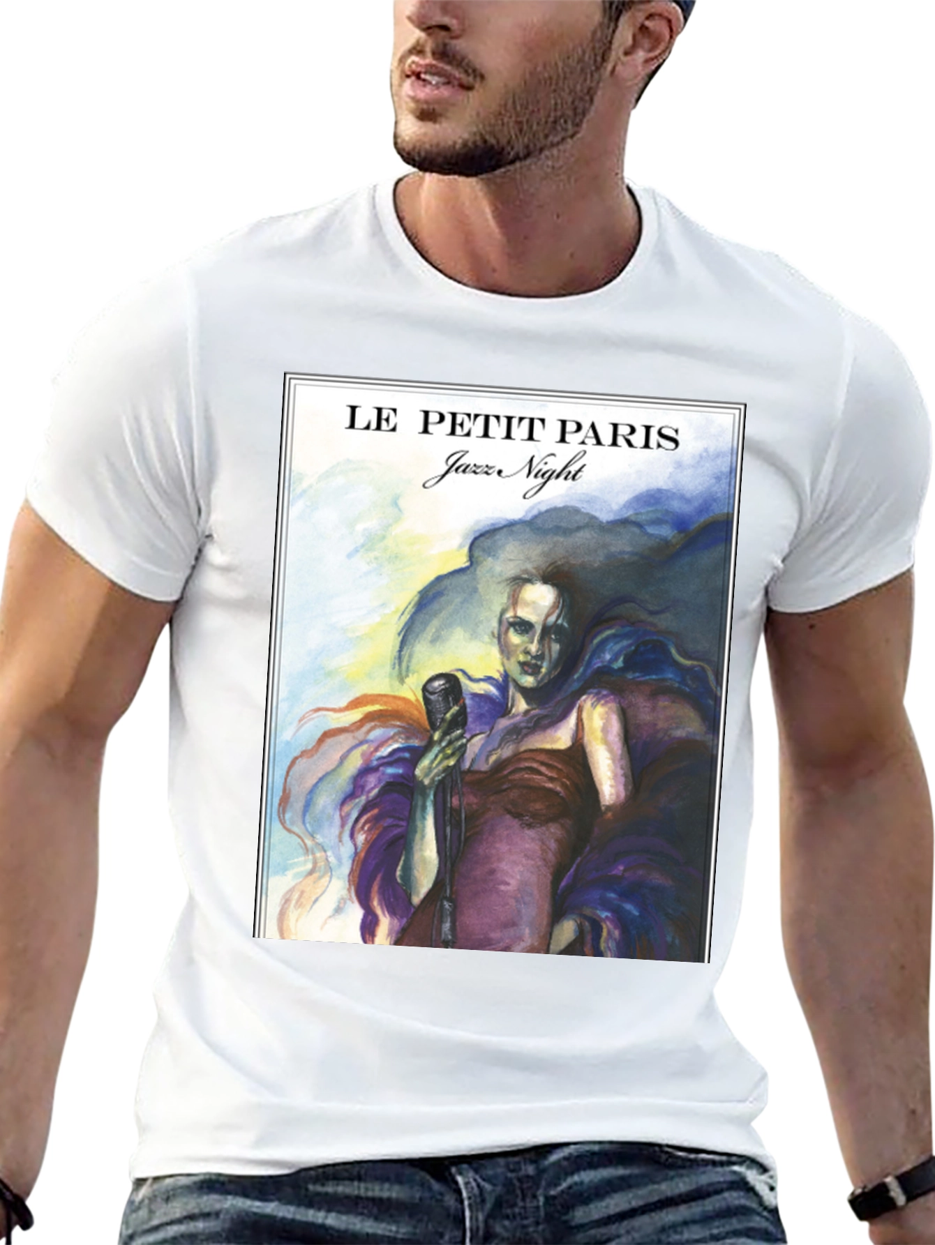 Le Petit Paris Jazz Night Graphic Tee