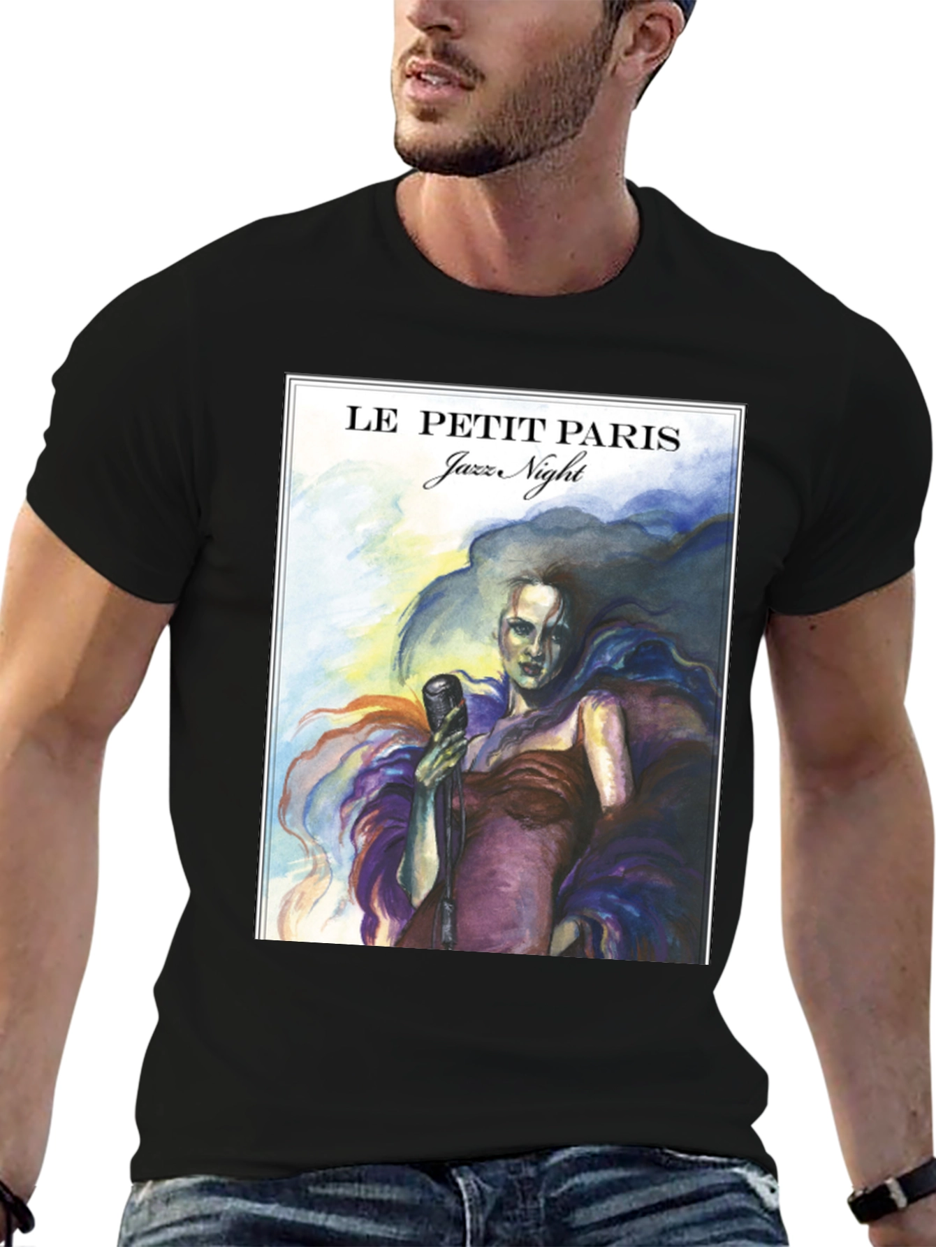 Le Petit Paris Jazz Night Graphic Tee