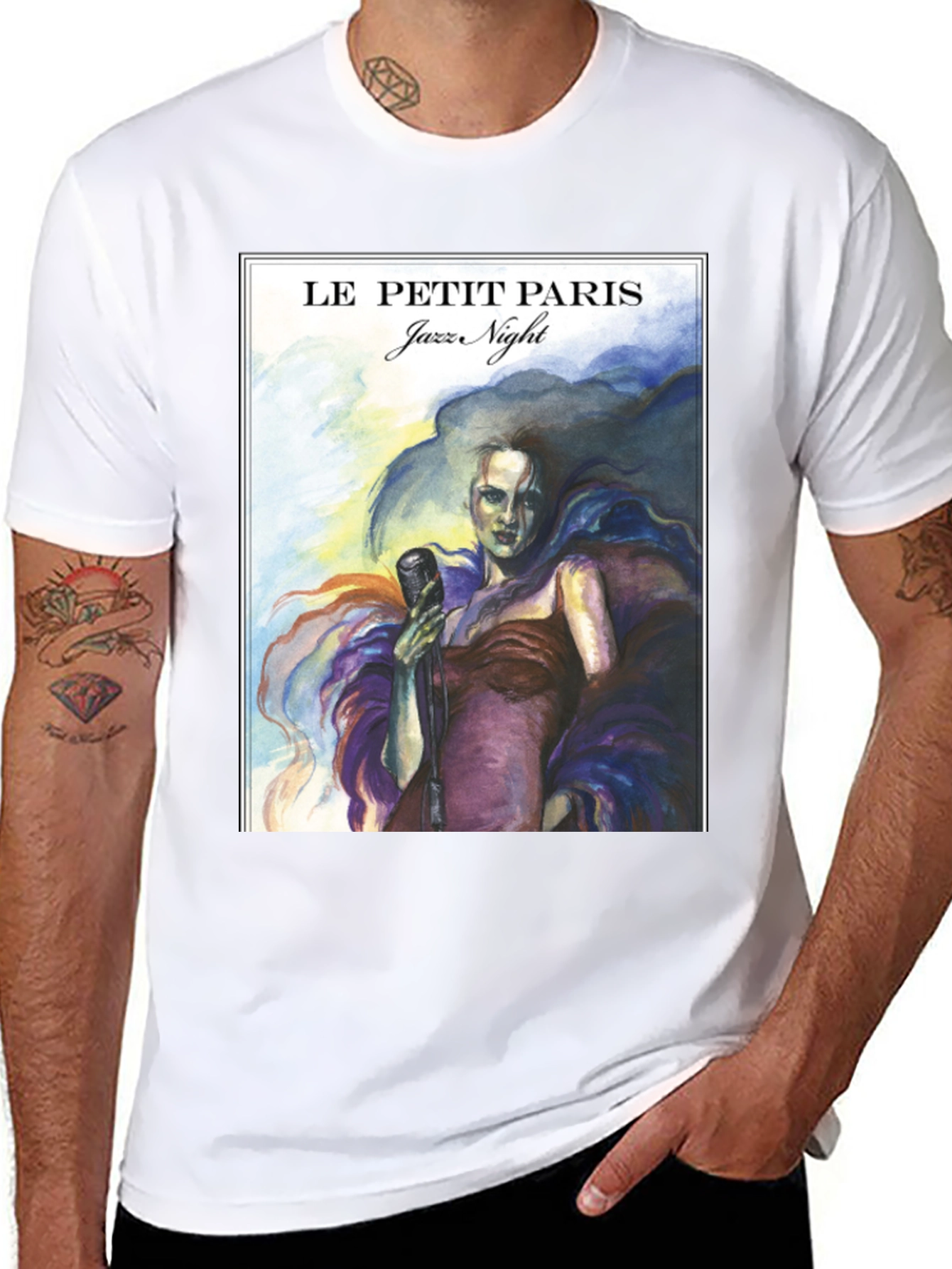 Le Petit Paris Jazz Night Graphic Tee