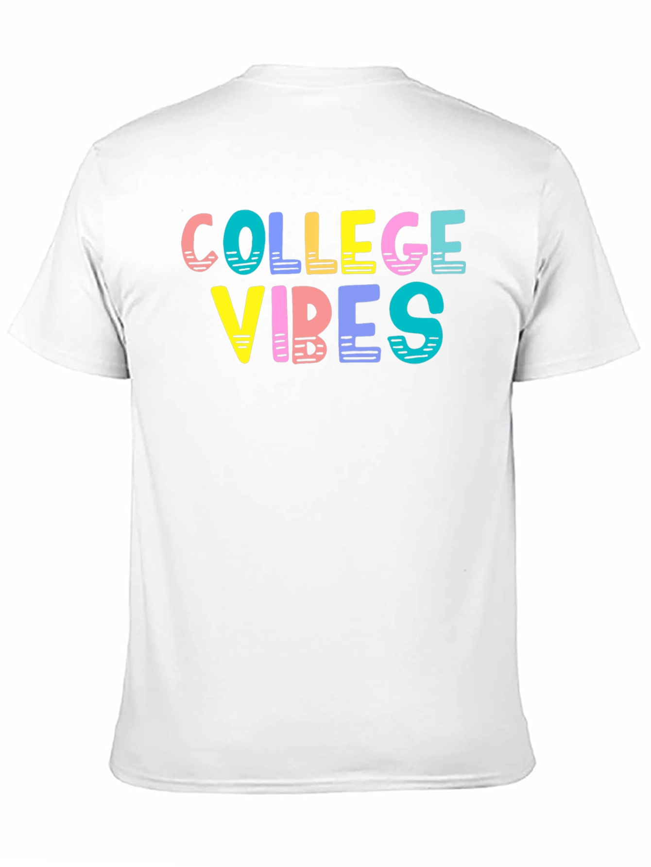 College Vibes Graphic T-Shirt - Trendy Casual Wear