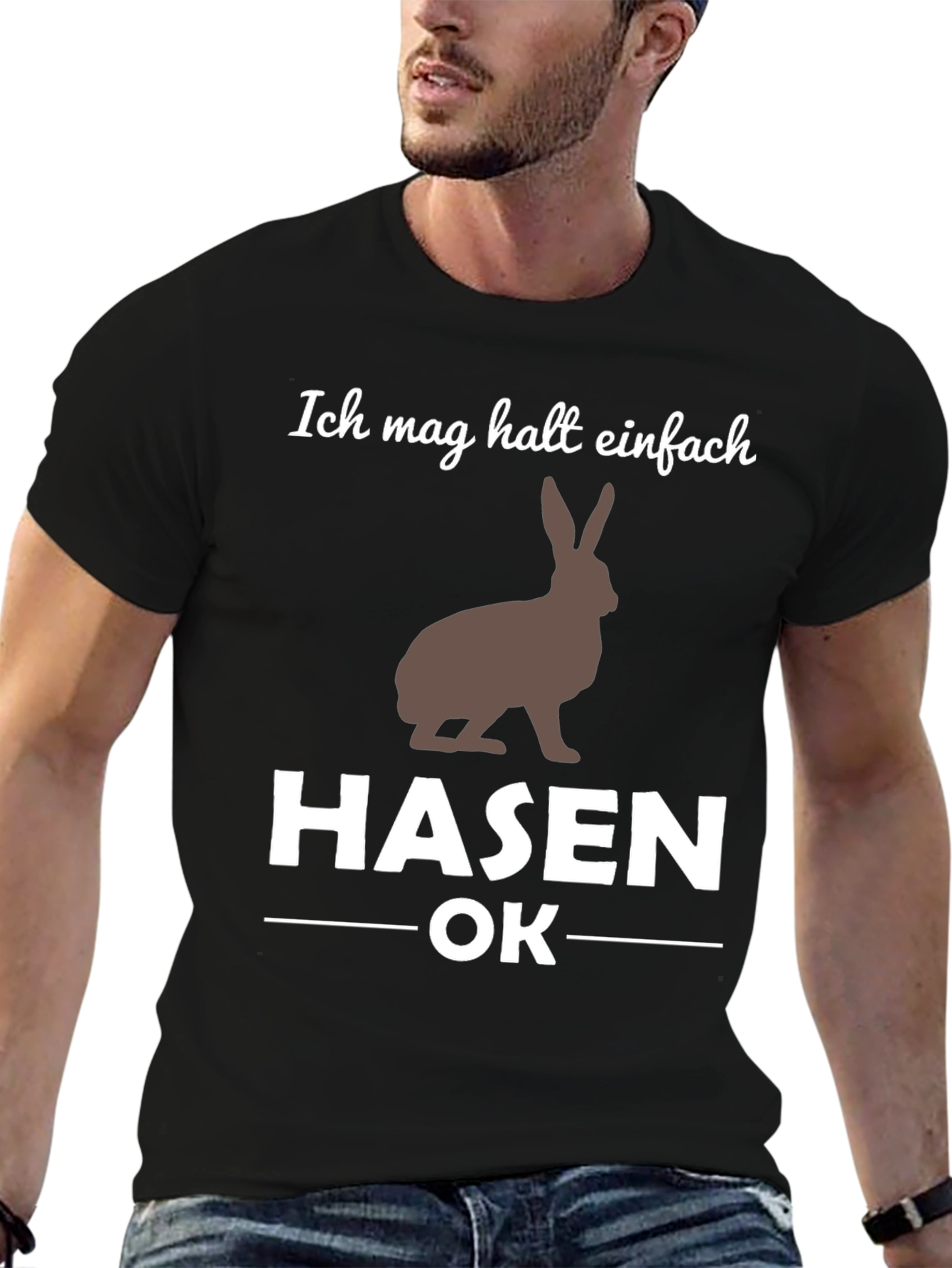 Funny I Just Like Rabbits OK T-Shirt