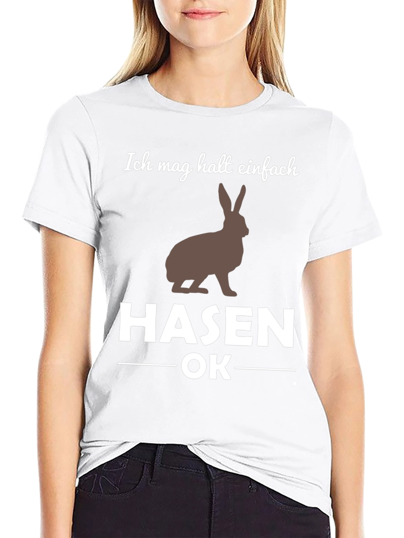Funny I Just Like Rabbits OK T-Shirt