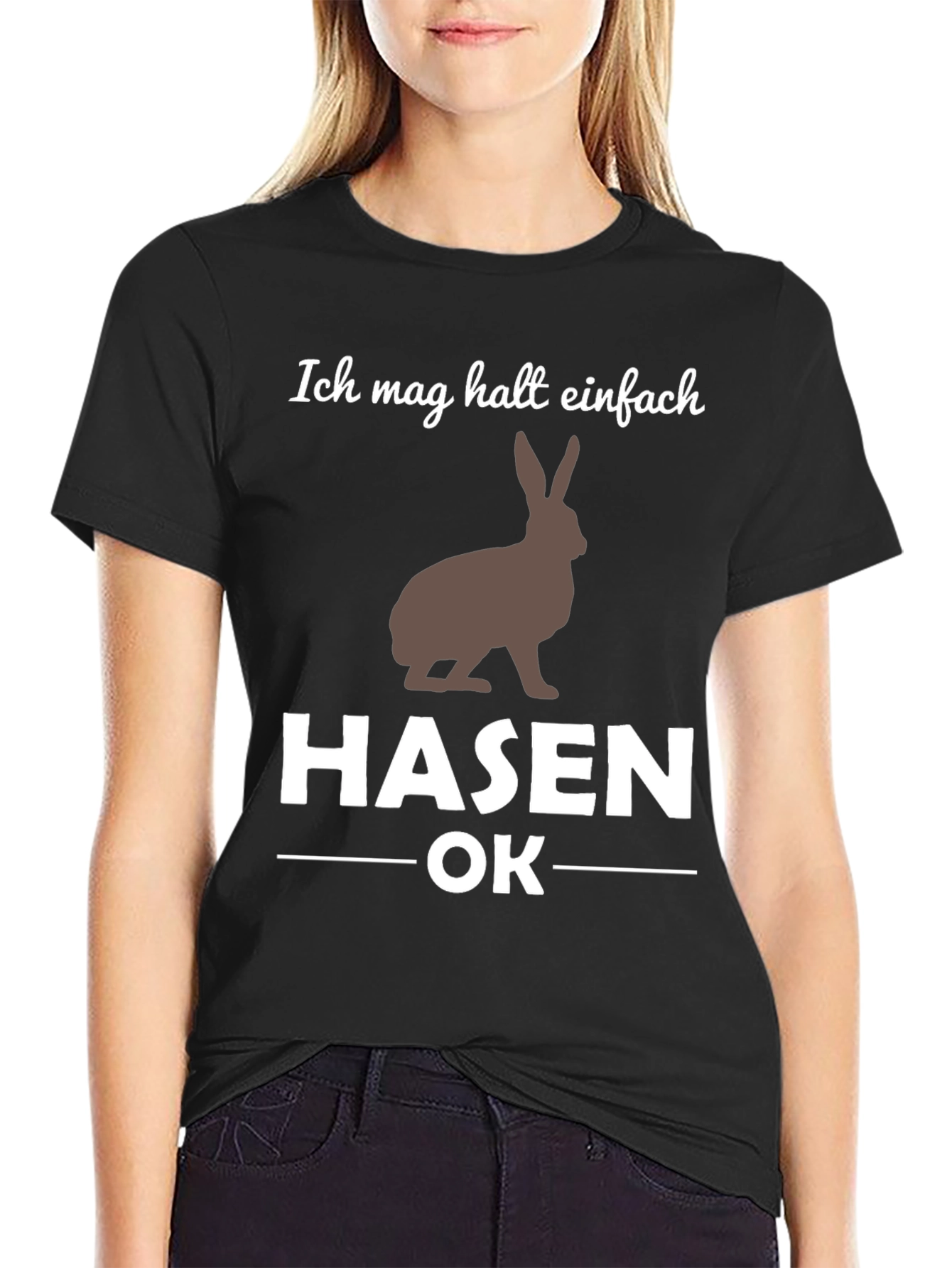 Funny I Just Like Rabbits OK T-Shirt