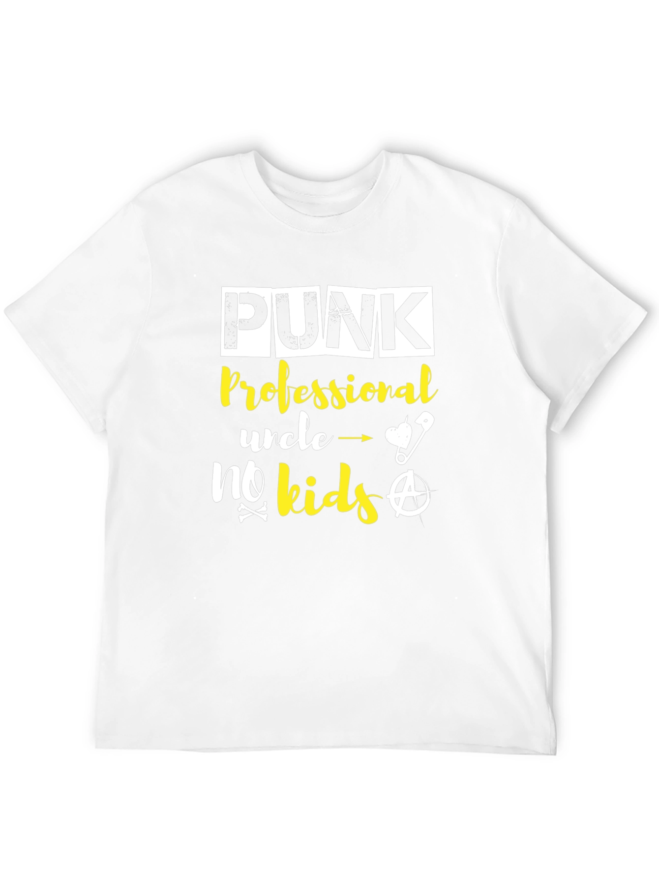 Punk Professional Uncle No Kids Graphic Tee