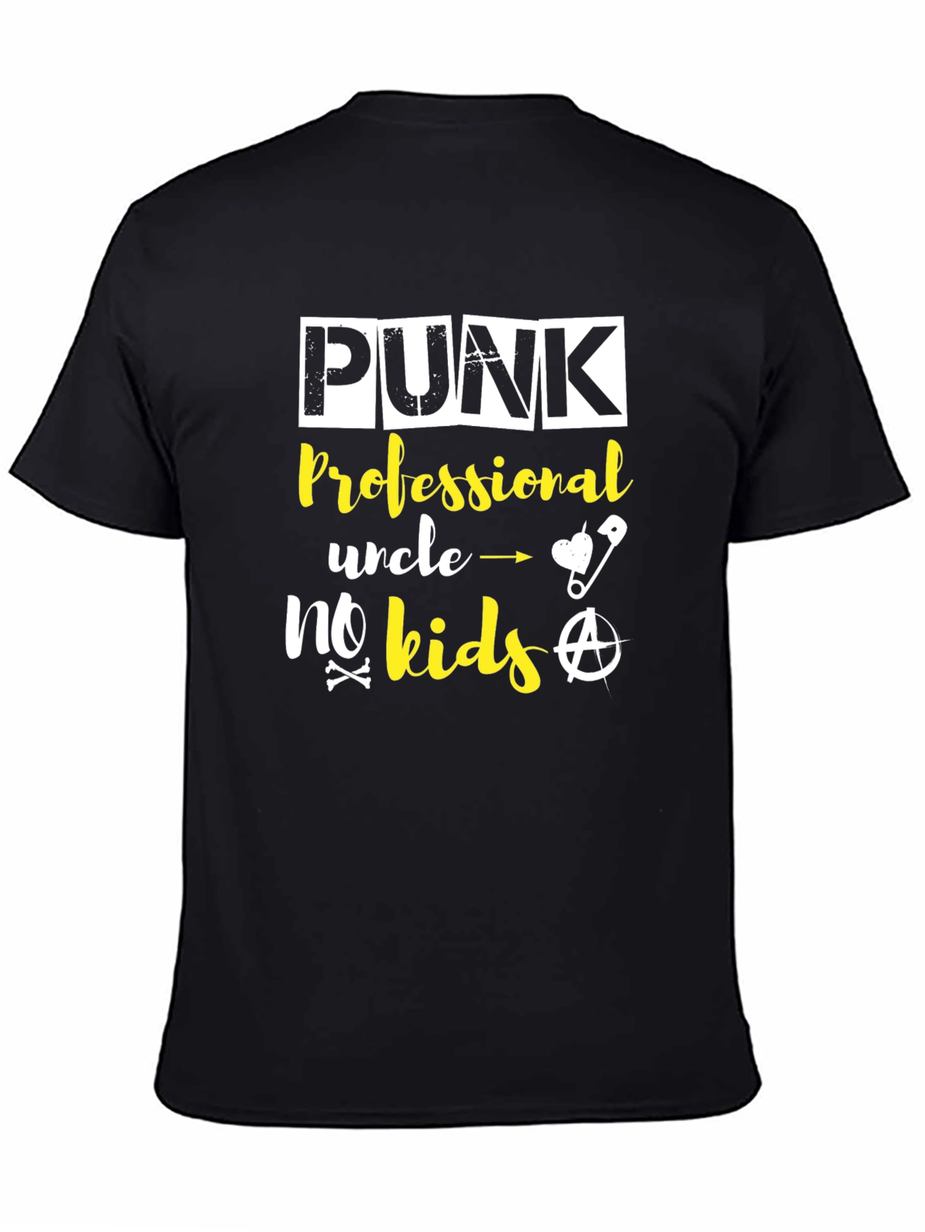 Punk Professional Uncle No Kids Graphic Tee