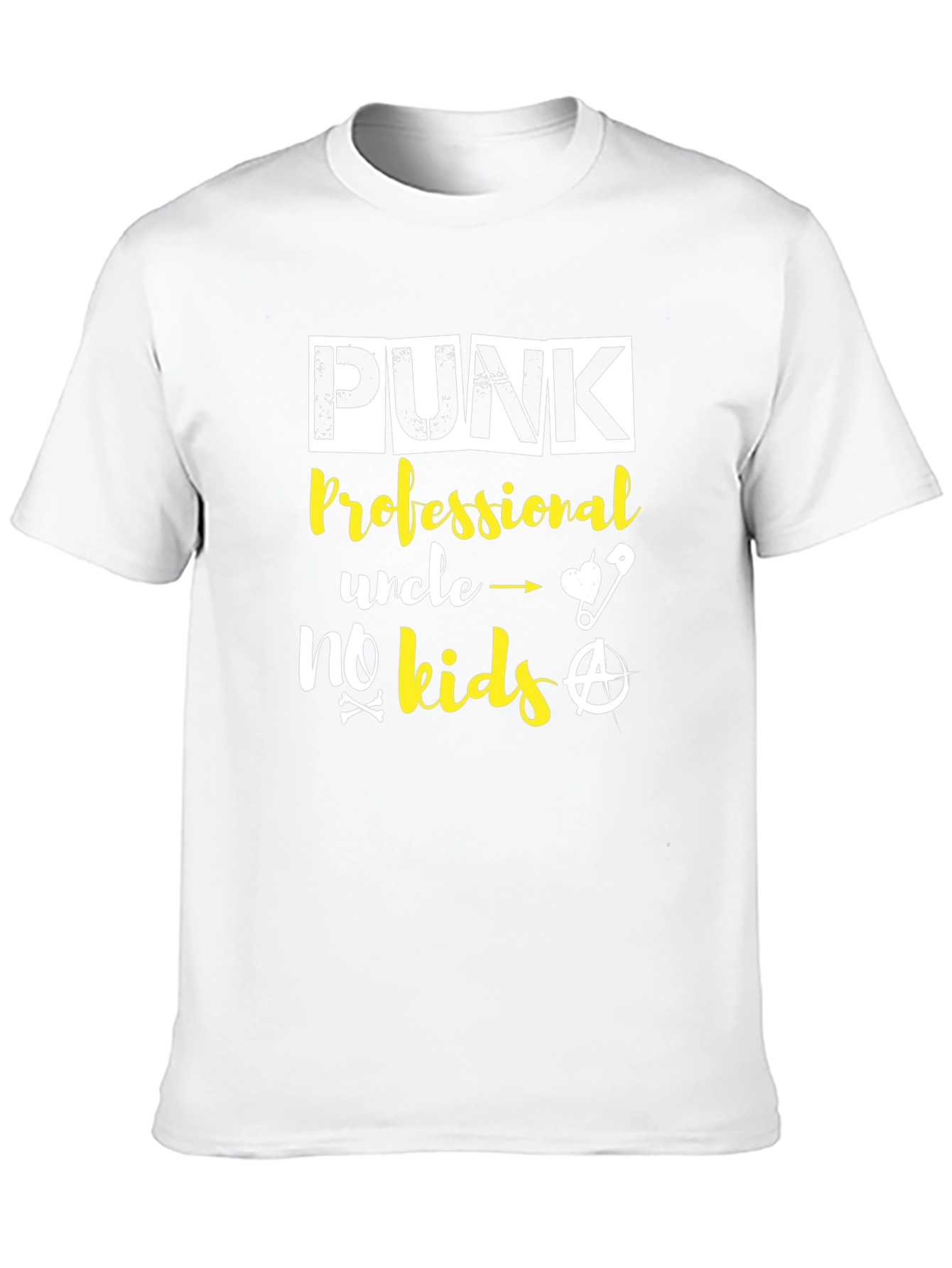 Punk Professional Uncle No Kids Graphic Tee