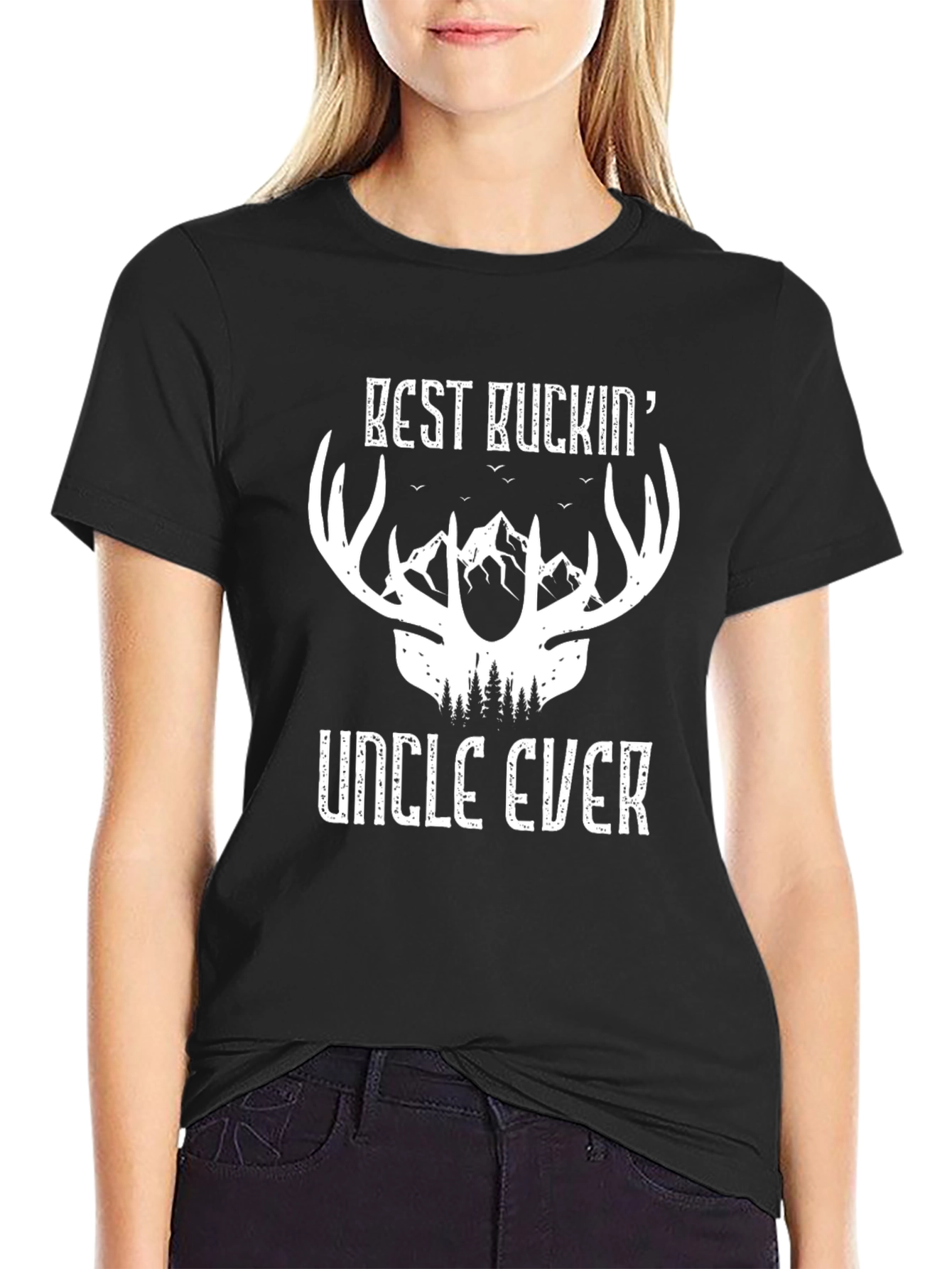 Best Buckin Uncle Ever Graphic Tee
