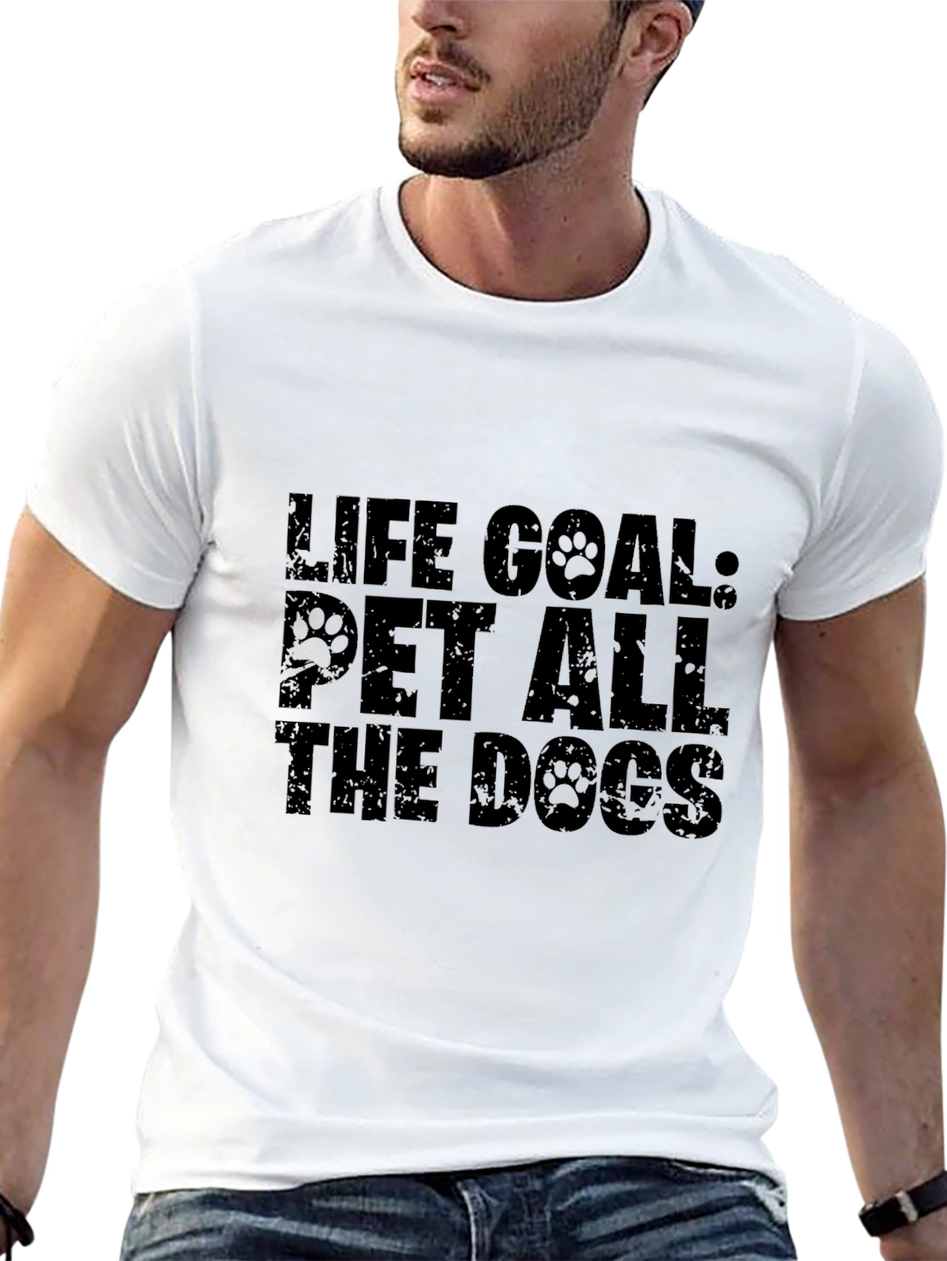 Life Goal Pet All The Dogs Graphic Tee