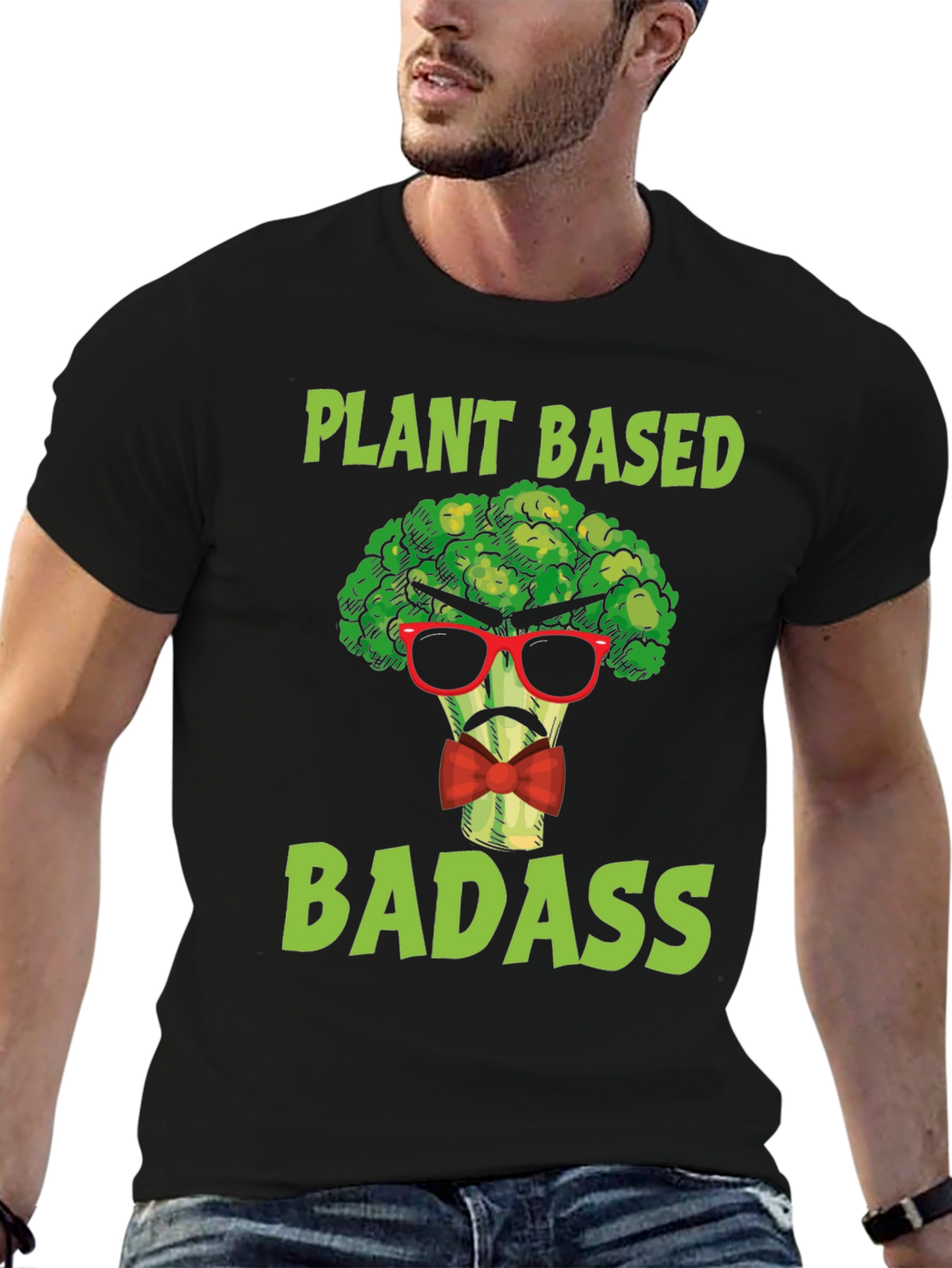 Plant Based Badass T-Shirt - Funny Vegan Tee