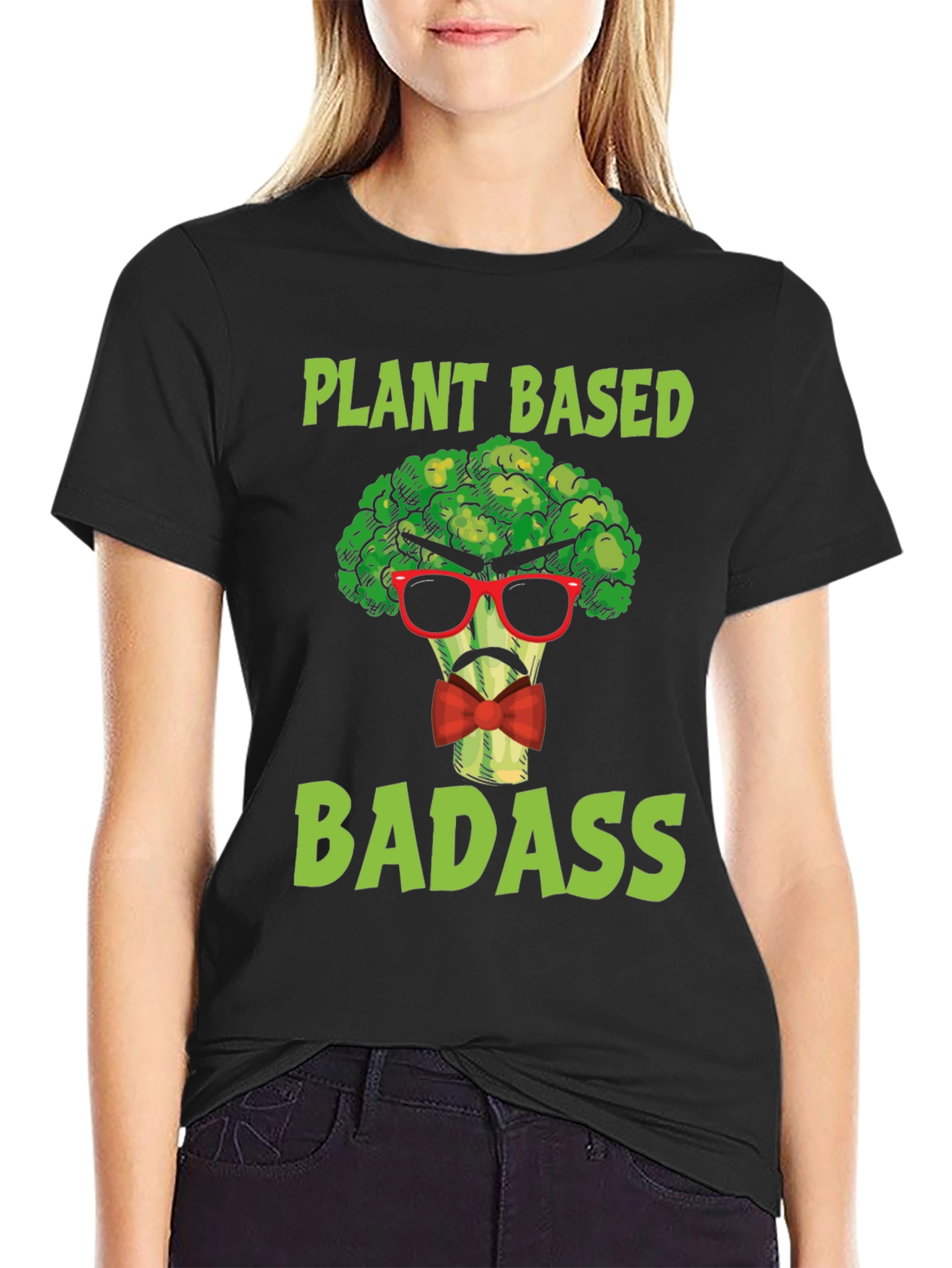 Plant Based Badass T-Shirt - Funny Vegan Tee