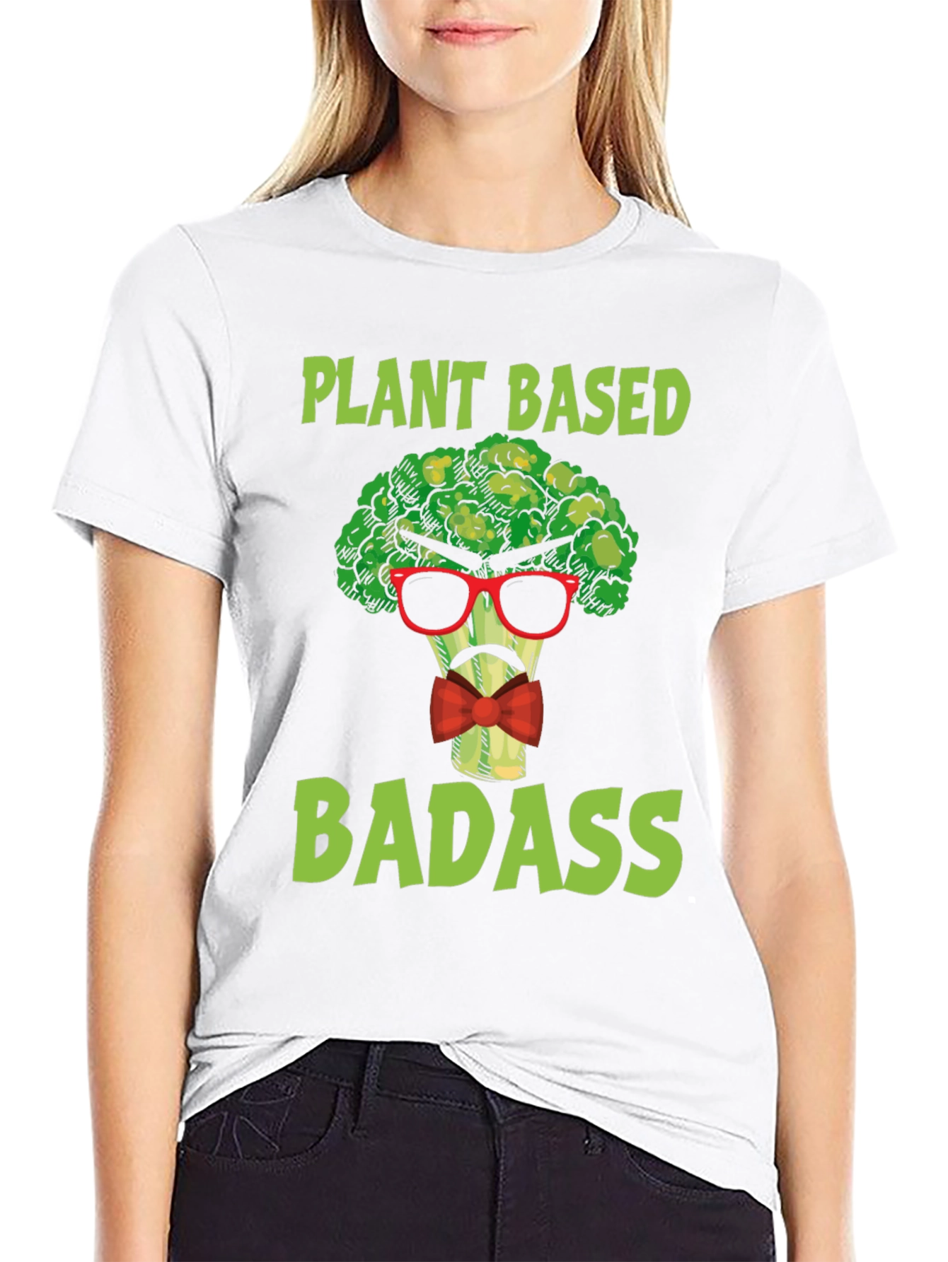 Plant Based Badass T-Shirt - Funny Vegan Tee
