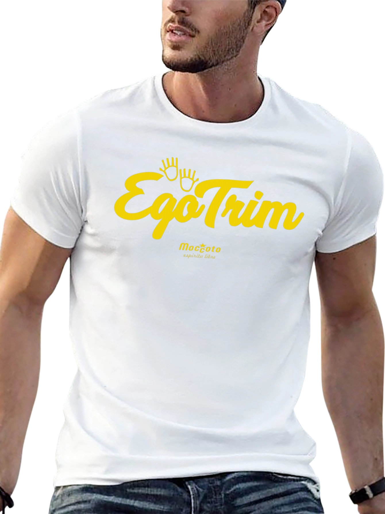 EgoTrim Graphic Tee - Black Cotton Blend