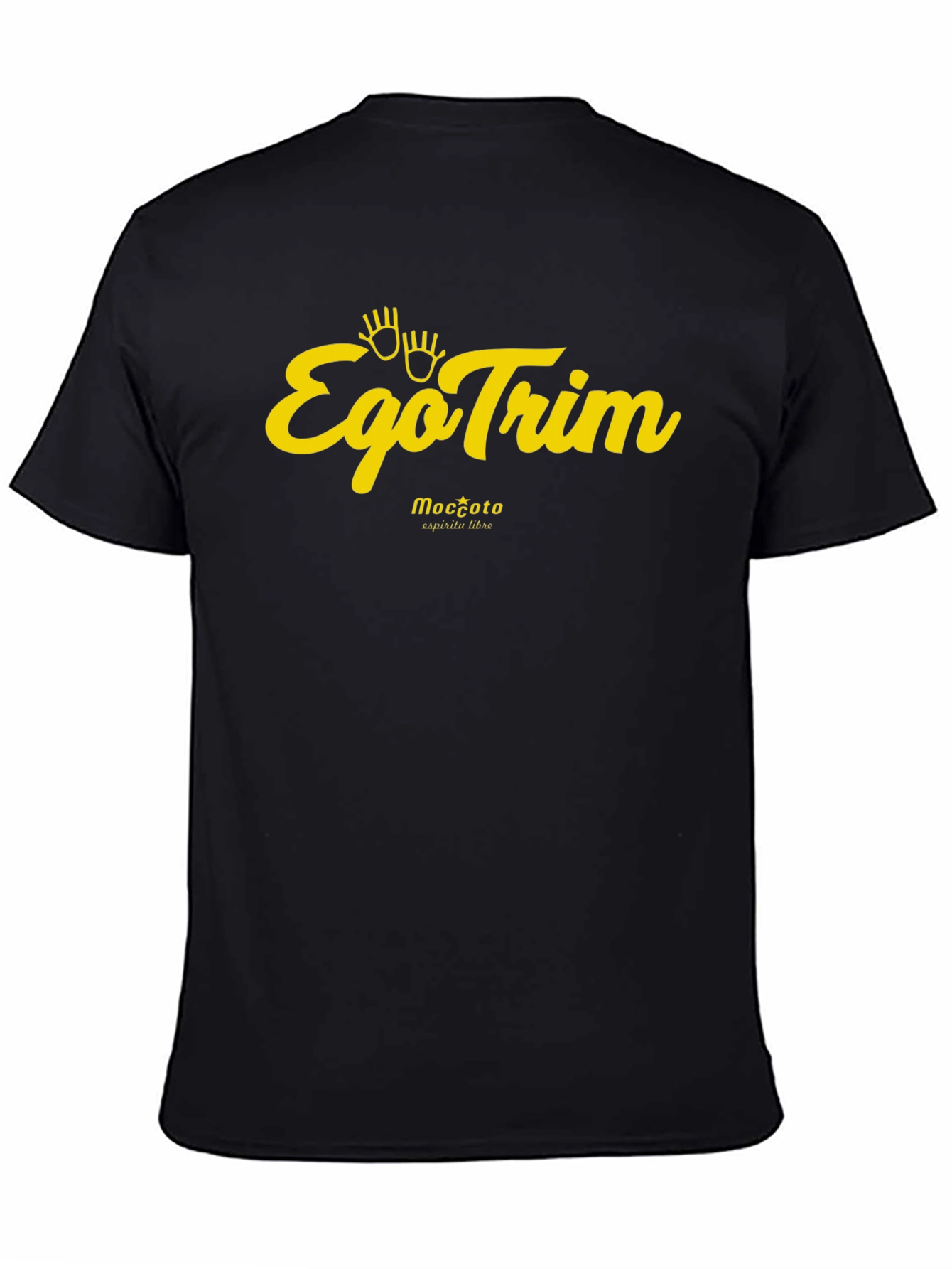 EgoTrim Graphic Tee - Black Cotton Blend