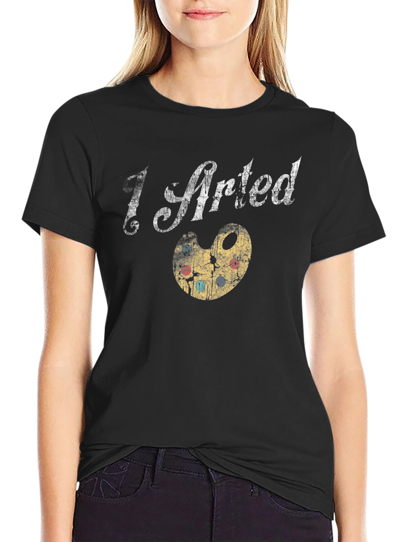 I Arted T-Shirt - Artsy Graphic Tee
