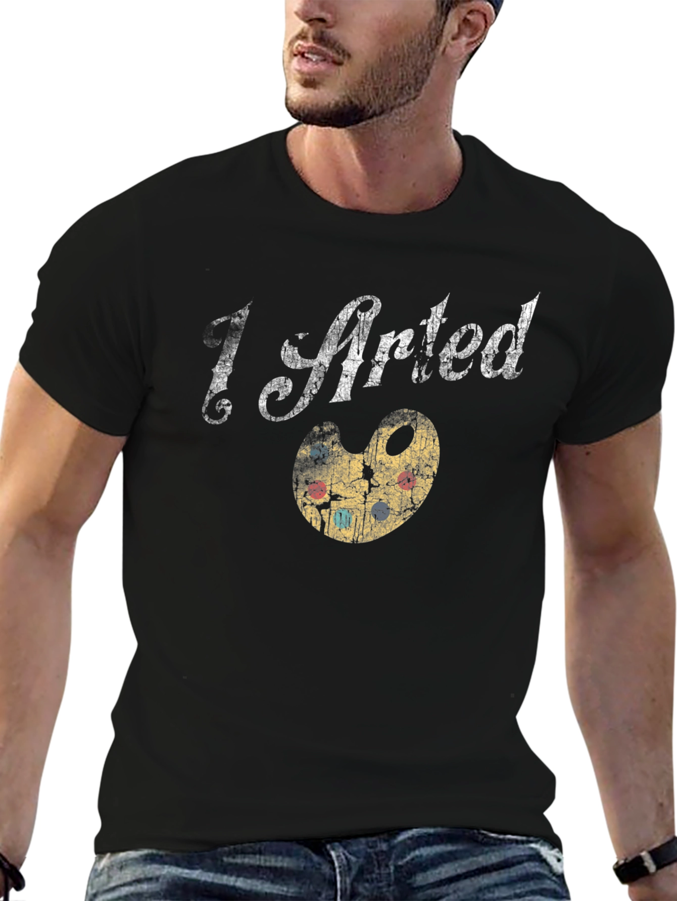 I Arted T-Shirt - Artsy Graphic Tee
