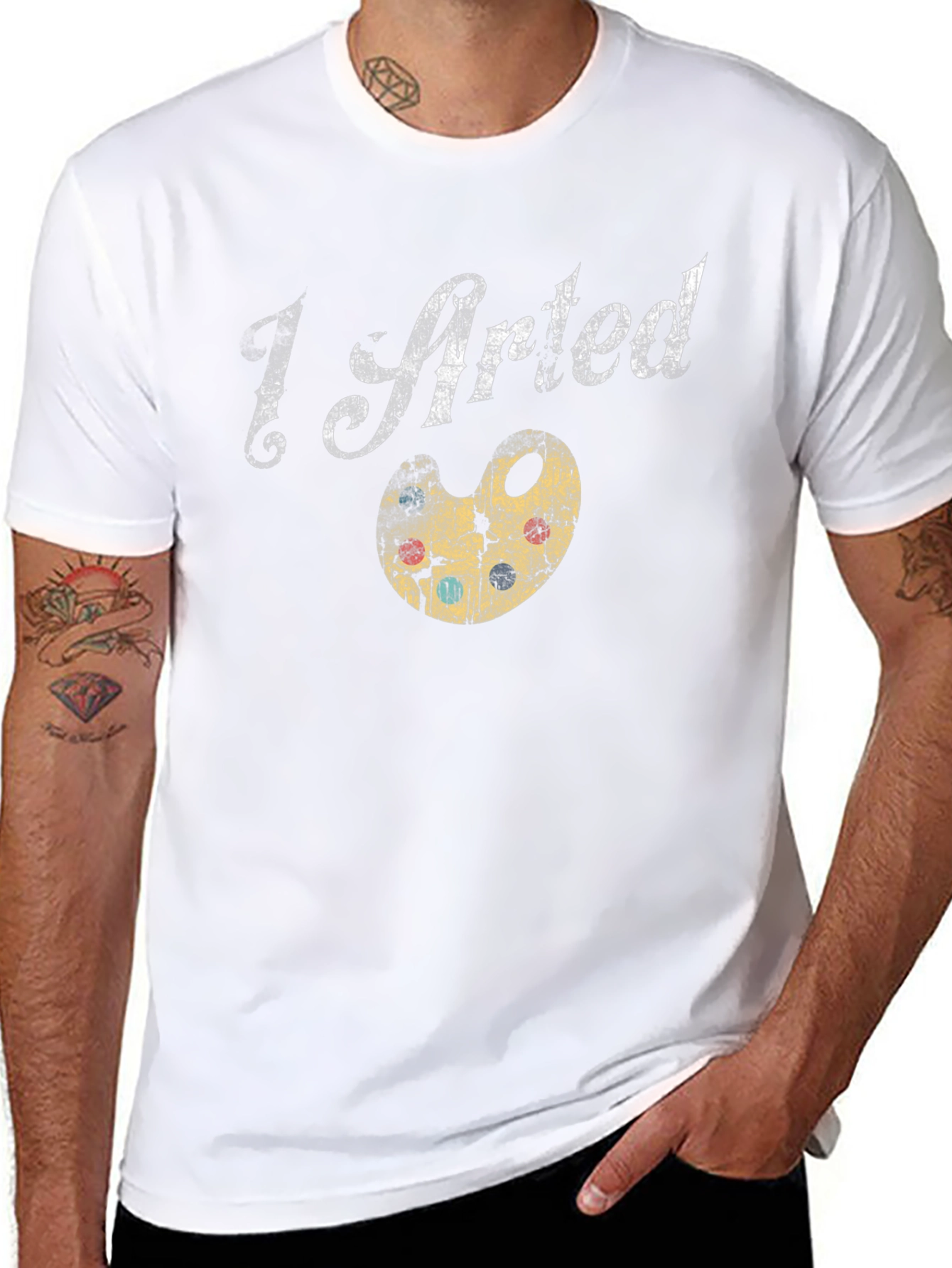 I Arted T-Shirt - Artsy Graphic Tee