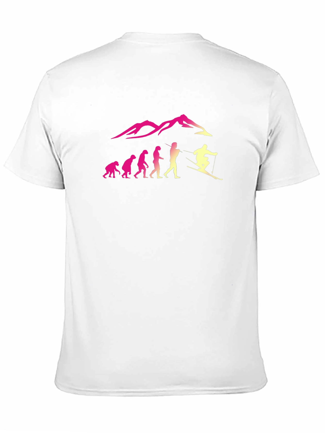 Evolution Skiing T-Shirt - Black Crew Neck Tee