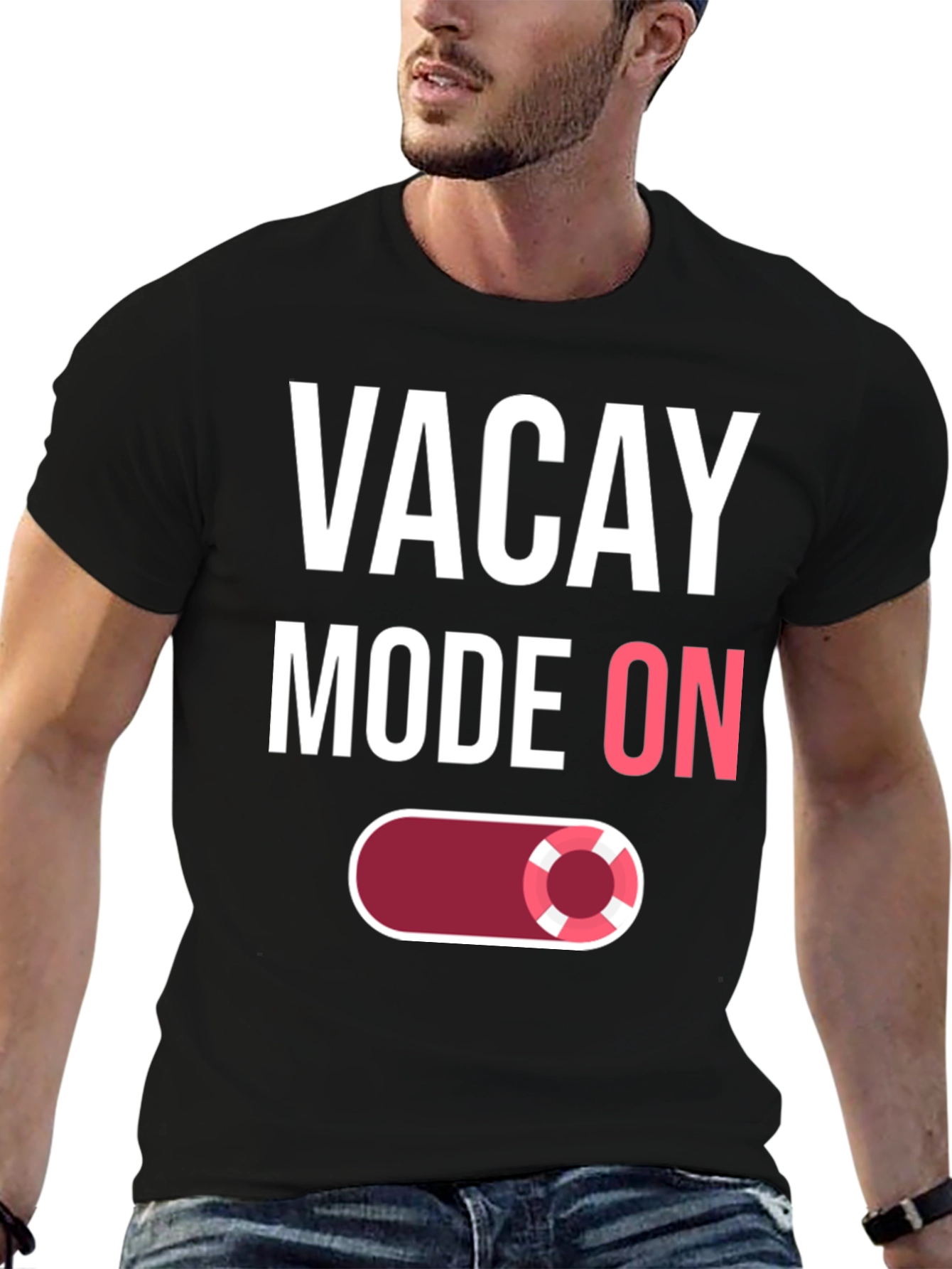 Vacay Mode On T-Shirt - Holiday Relaxation Apparel