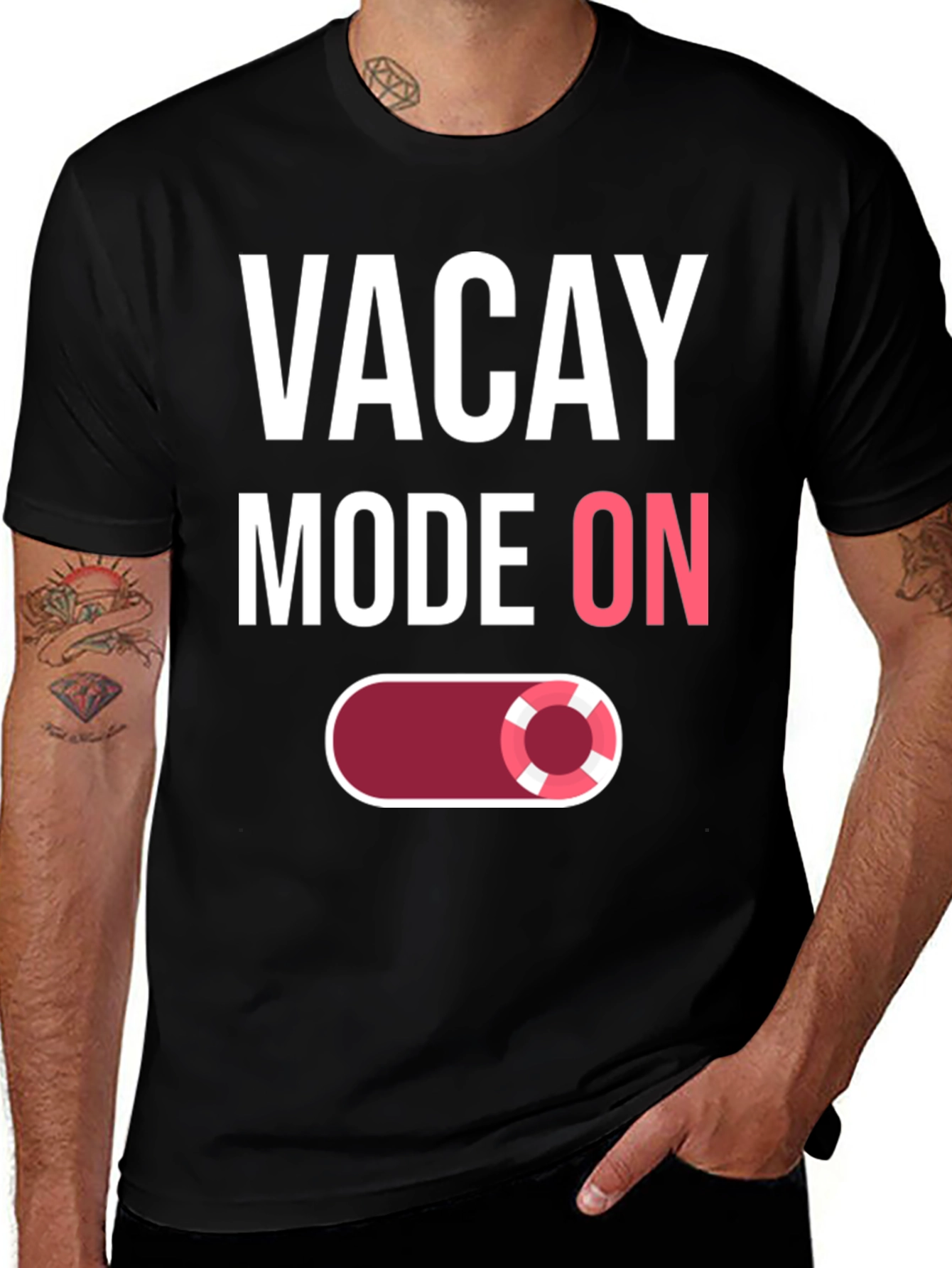 Vacay Mode On T-Shirt - Holiday Relaxation Apparel