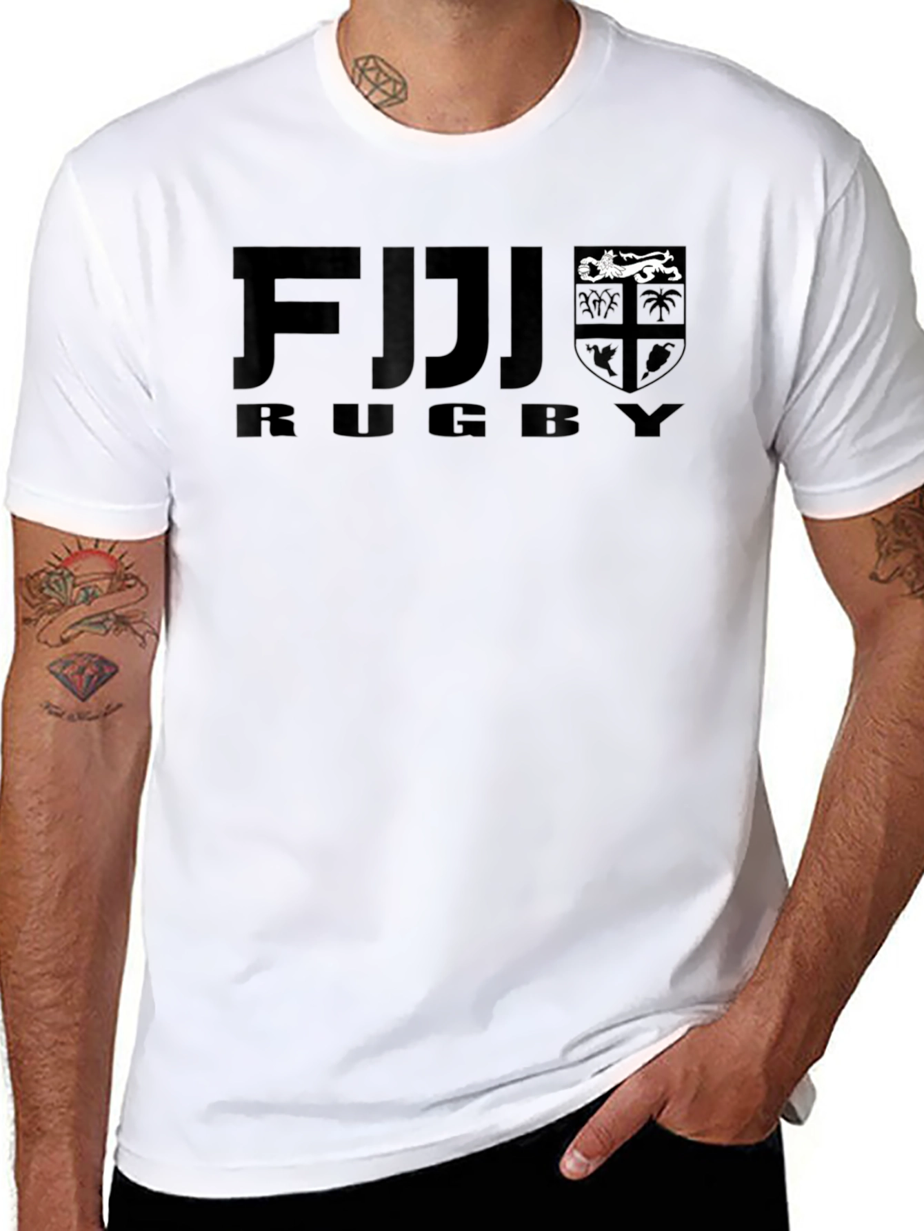 Fiji Rugby Black T-Shirt