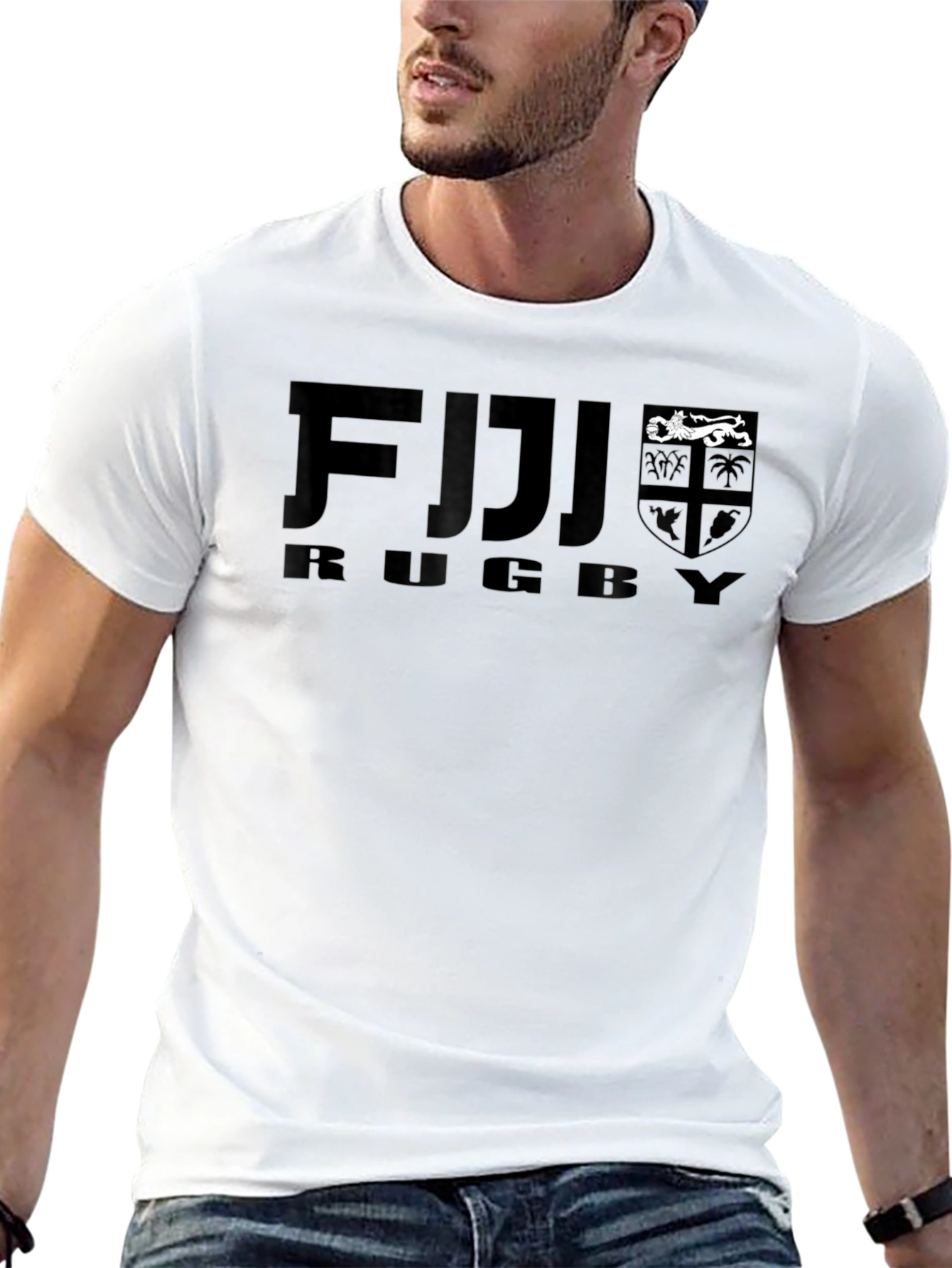 Fiji Rugby Black T-Shirt