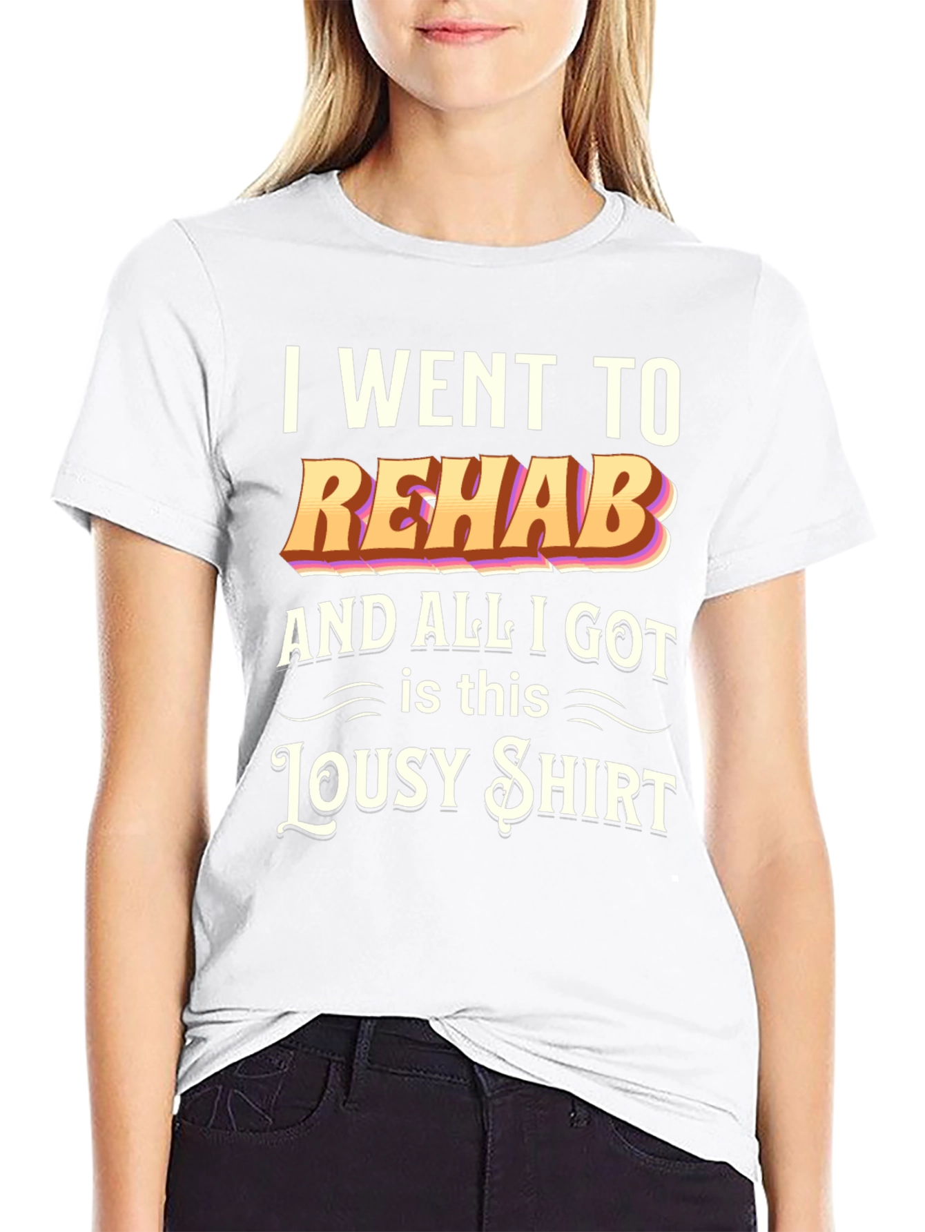 Rehab Lousy Shirt Black T-Shirt