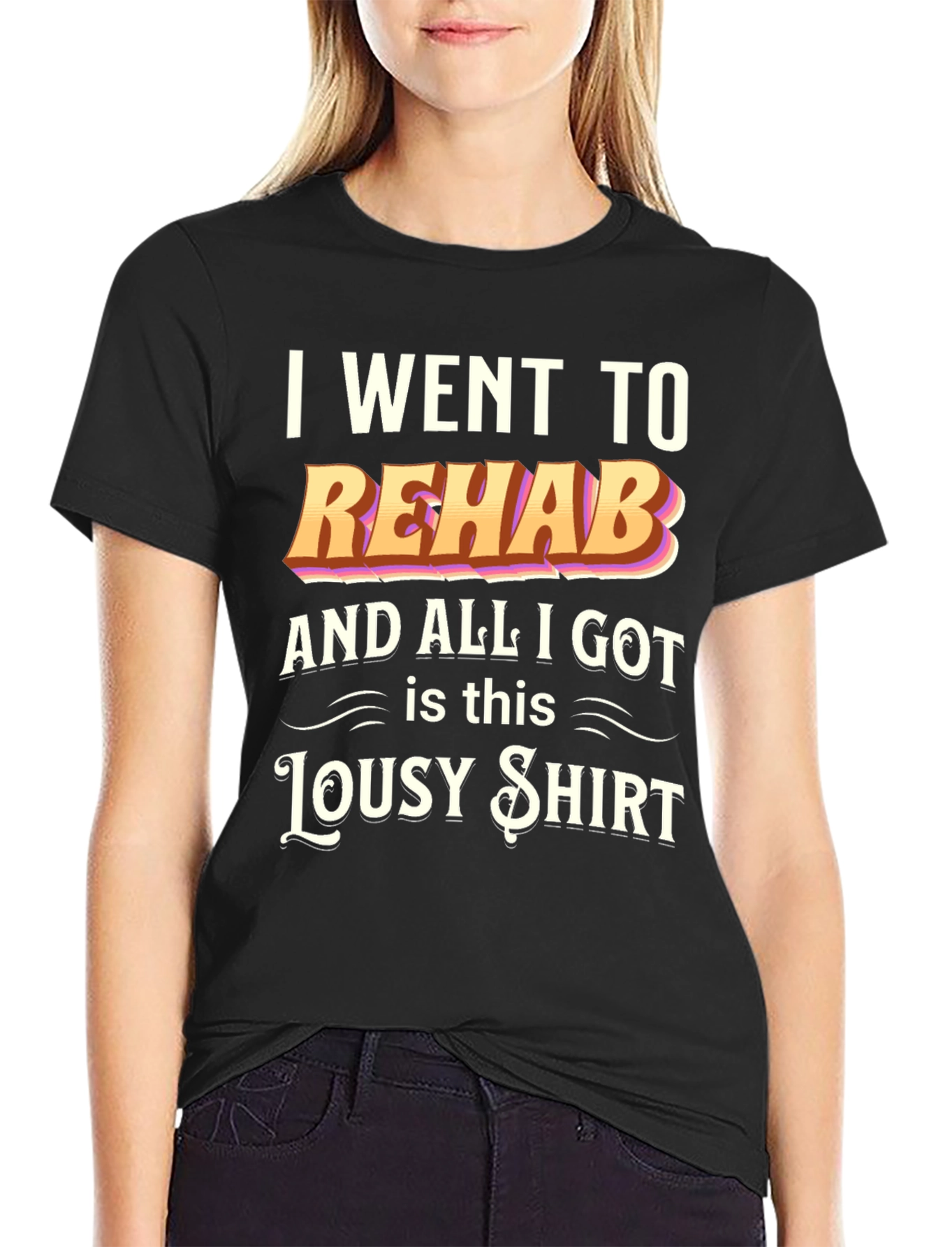 Rehab Lousy Shirt Black T-Shirt