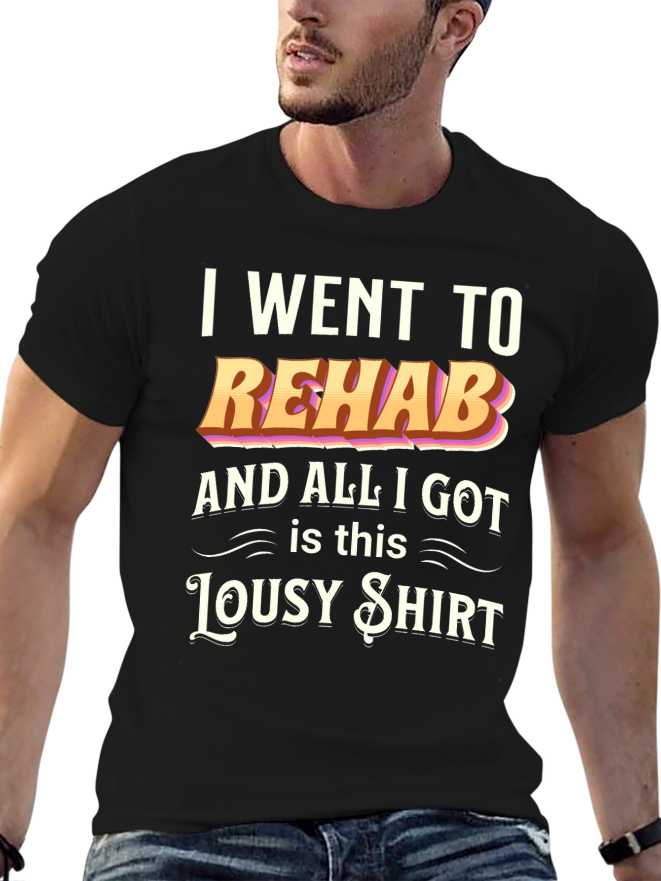 Rehab Lousy Shirt Black T-Shirt