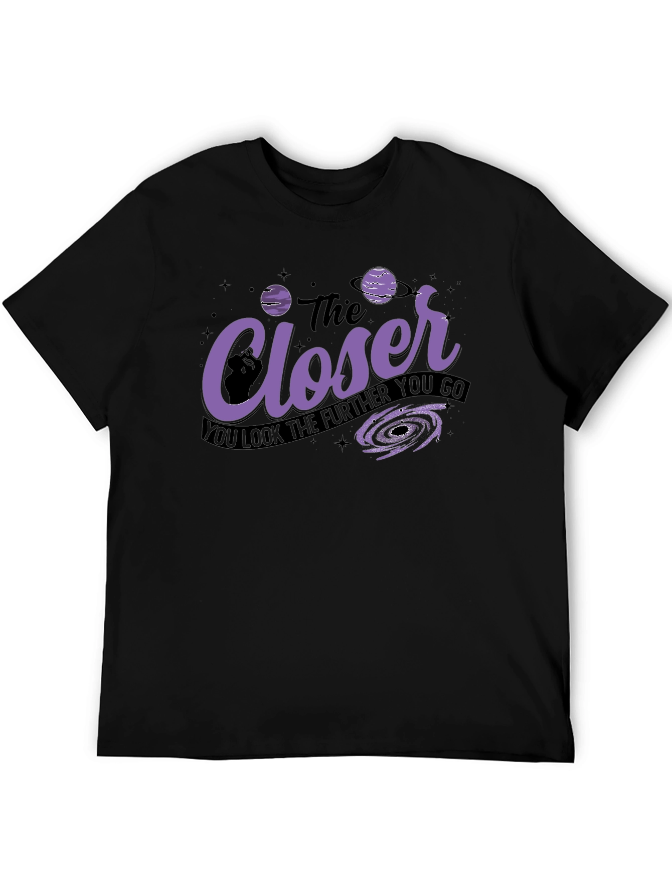 The Closer You Look Space Graphic T-Shirt