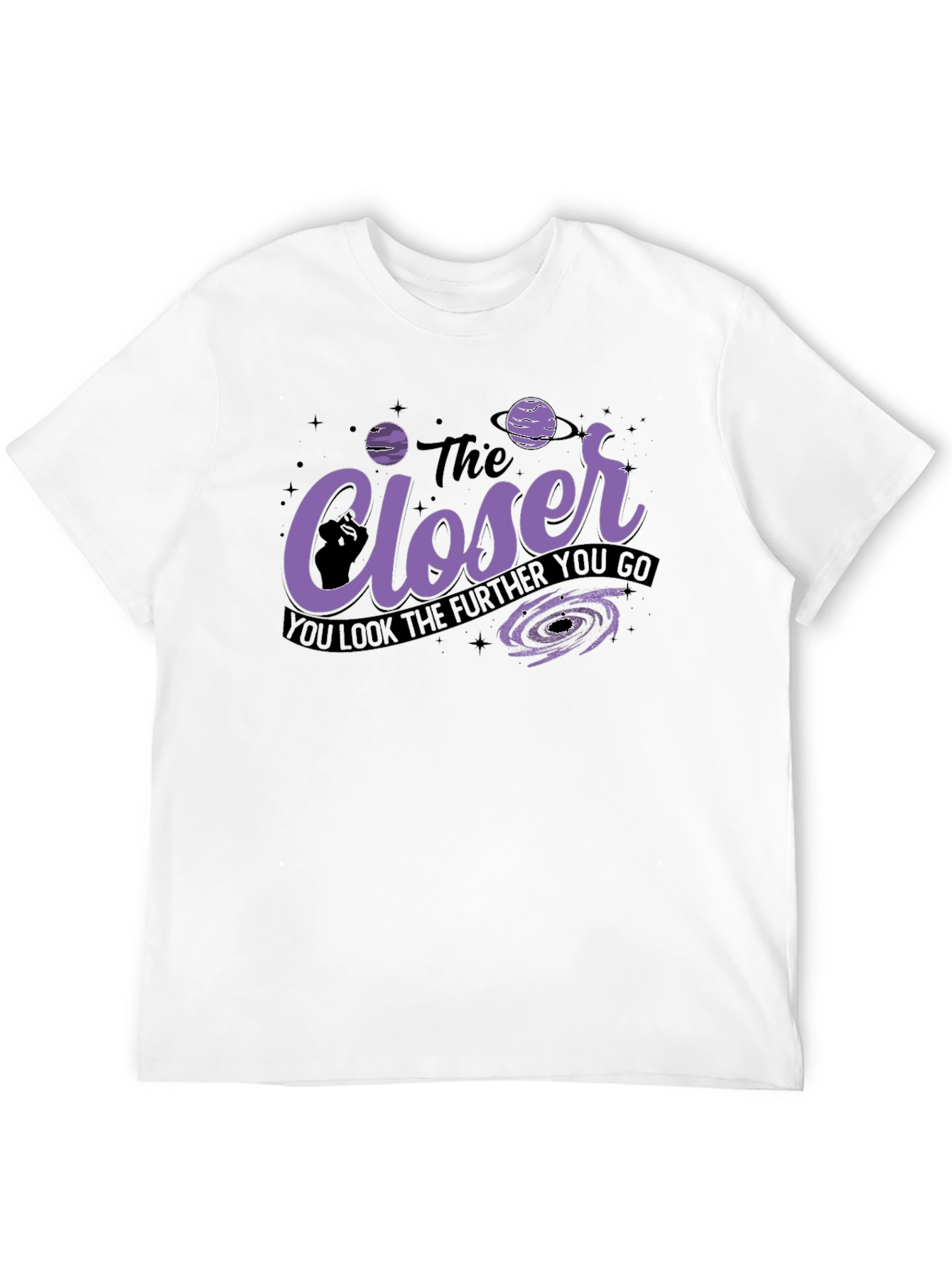 The Closer You Look Space Graphic T-Shirt