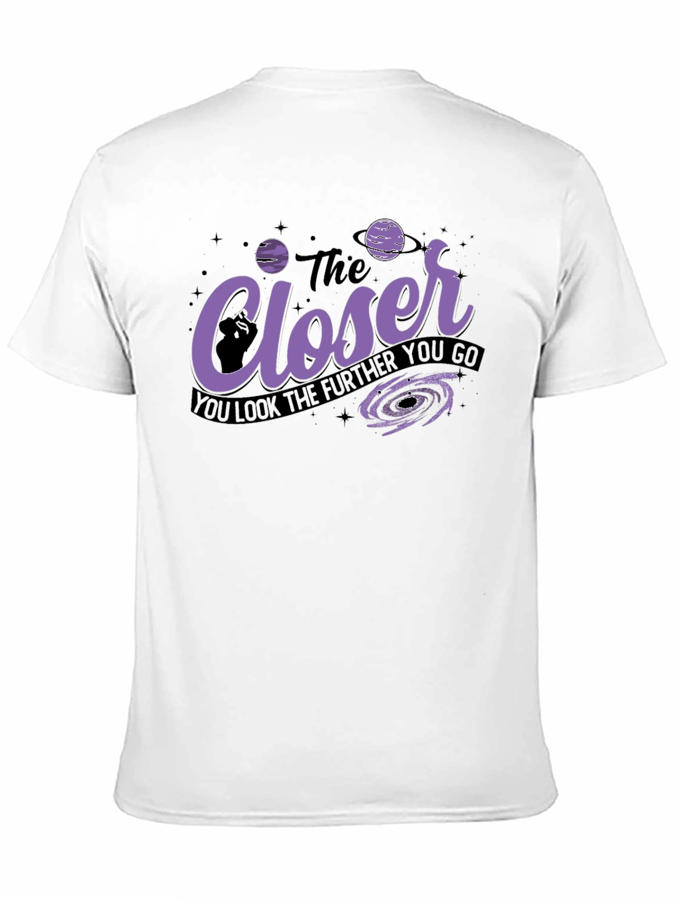 The Closer You Look Space Graphic T-Shirt