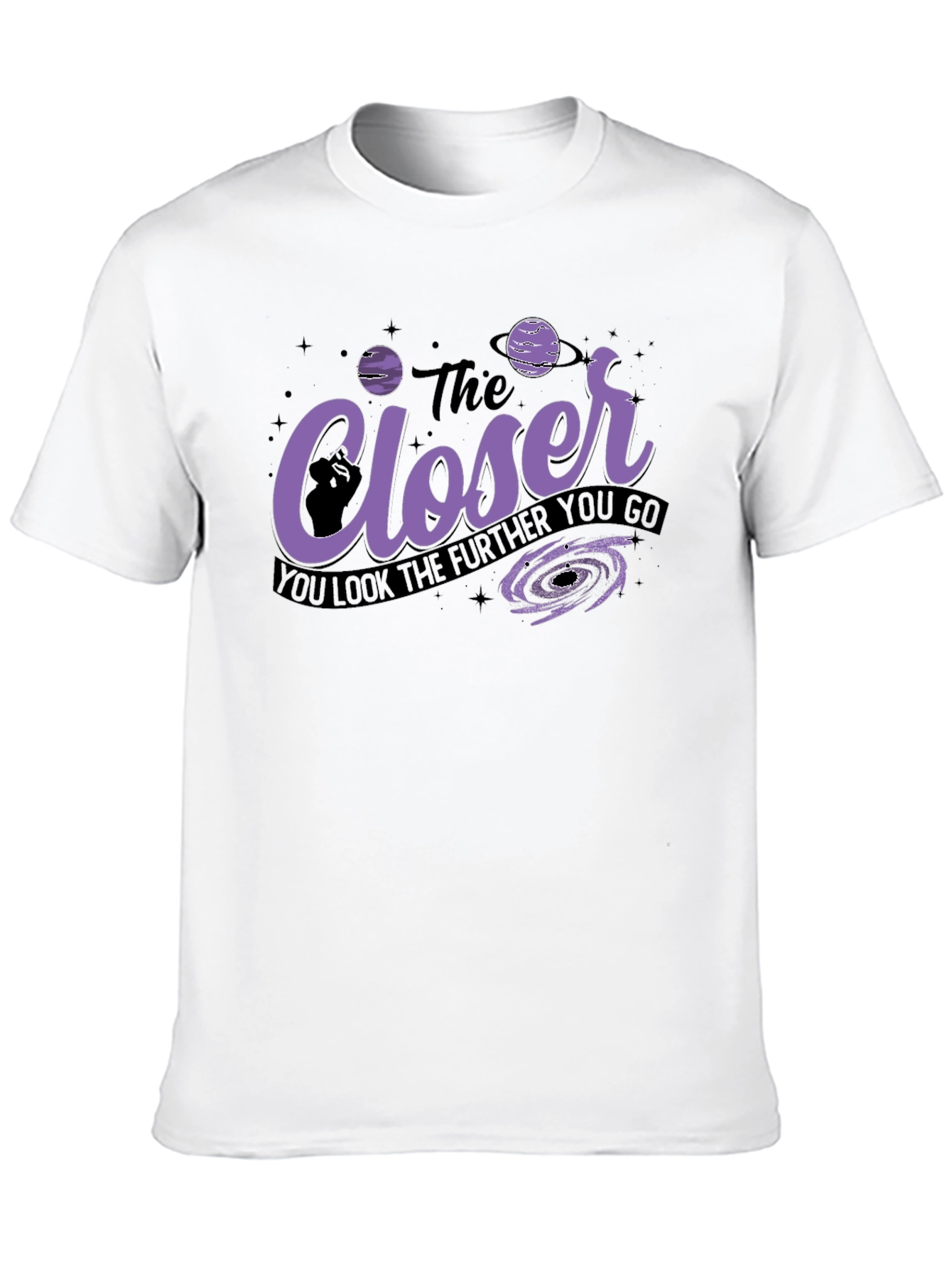 The Closer You Look Space Graphic T-Shirt