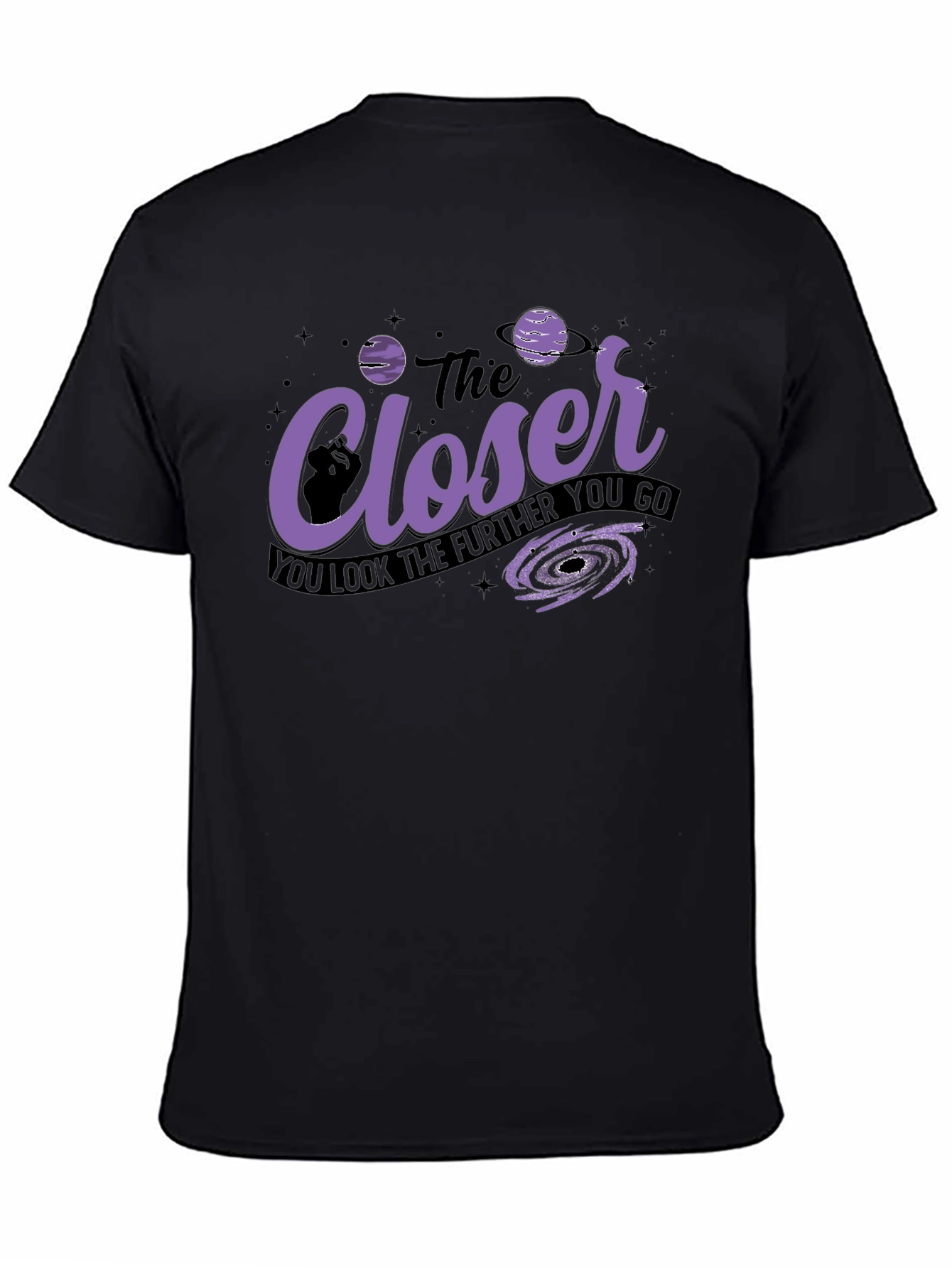 The Closer You Look Space Graphic T-Shirt